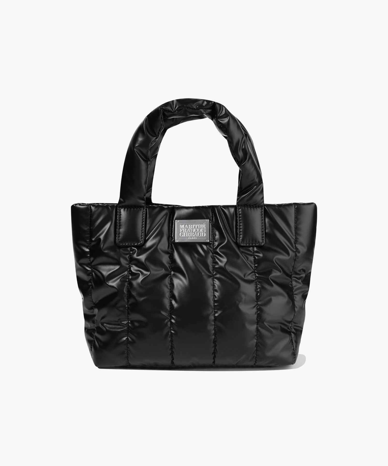 CLASSIC LOGO MATT METALLIC PADDING BAG