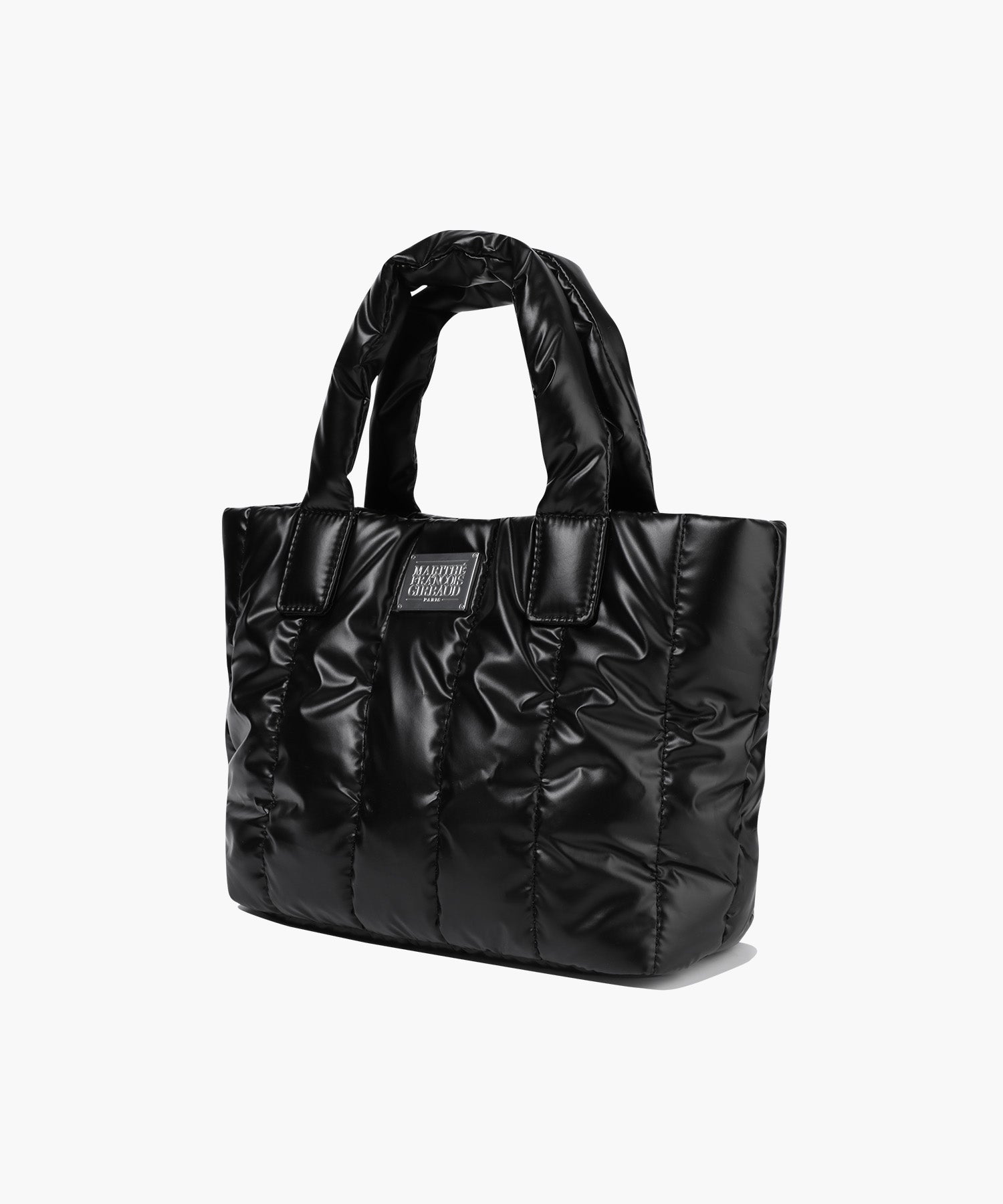 CLASSIC LOGO MATT METALLIC PADDING BAG