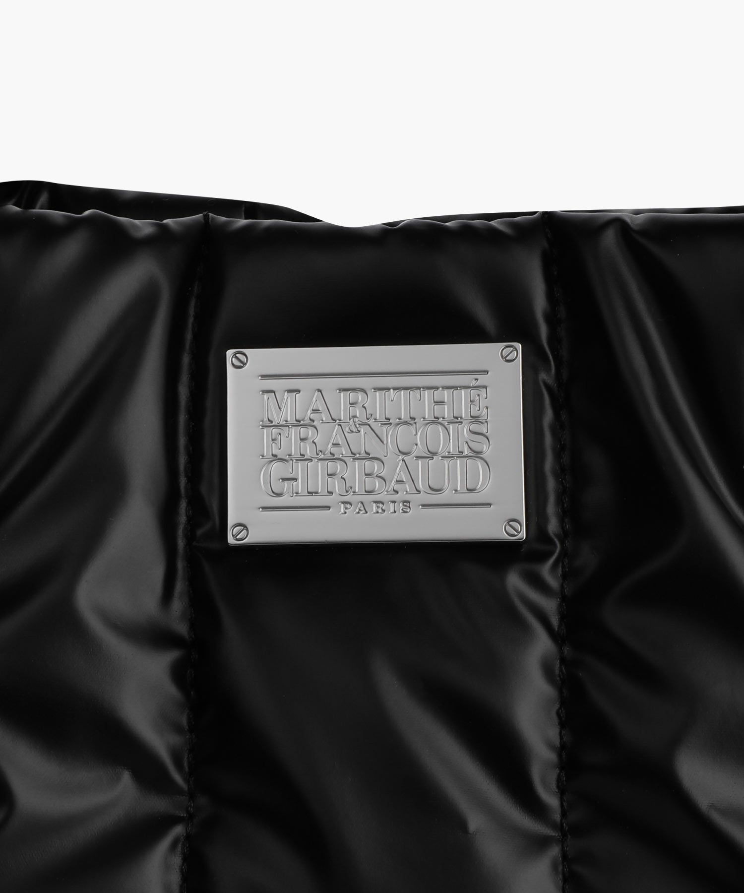 CLASSIC LOGO MATT METALLIC PADDING BAG