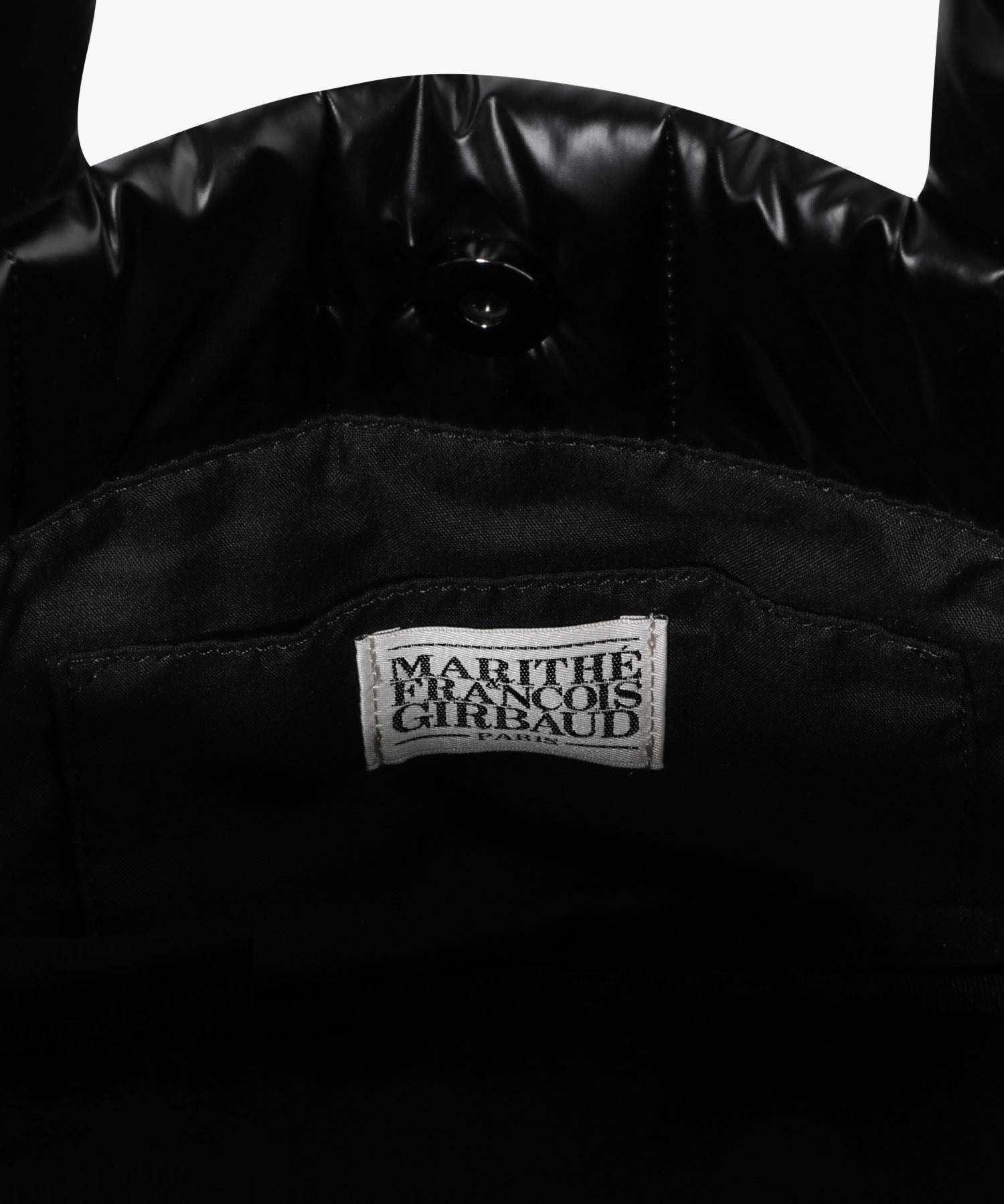 CLASSIC LOGO MATT METALLIC PADDING BAG