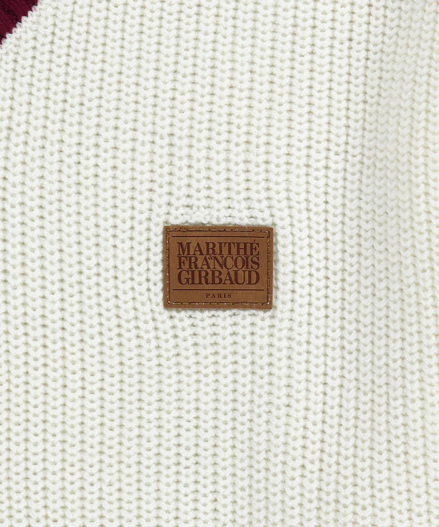 V NECK KNIT PULLOVER