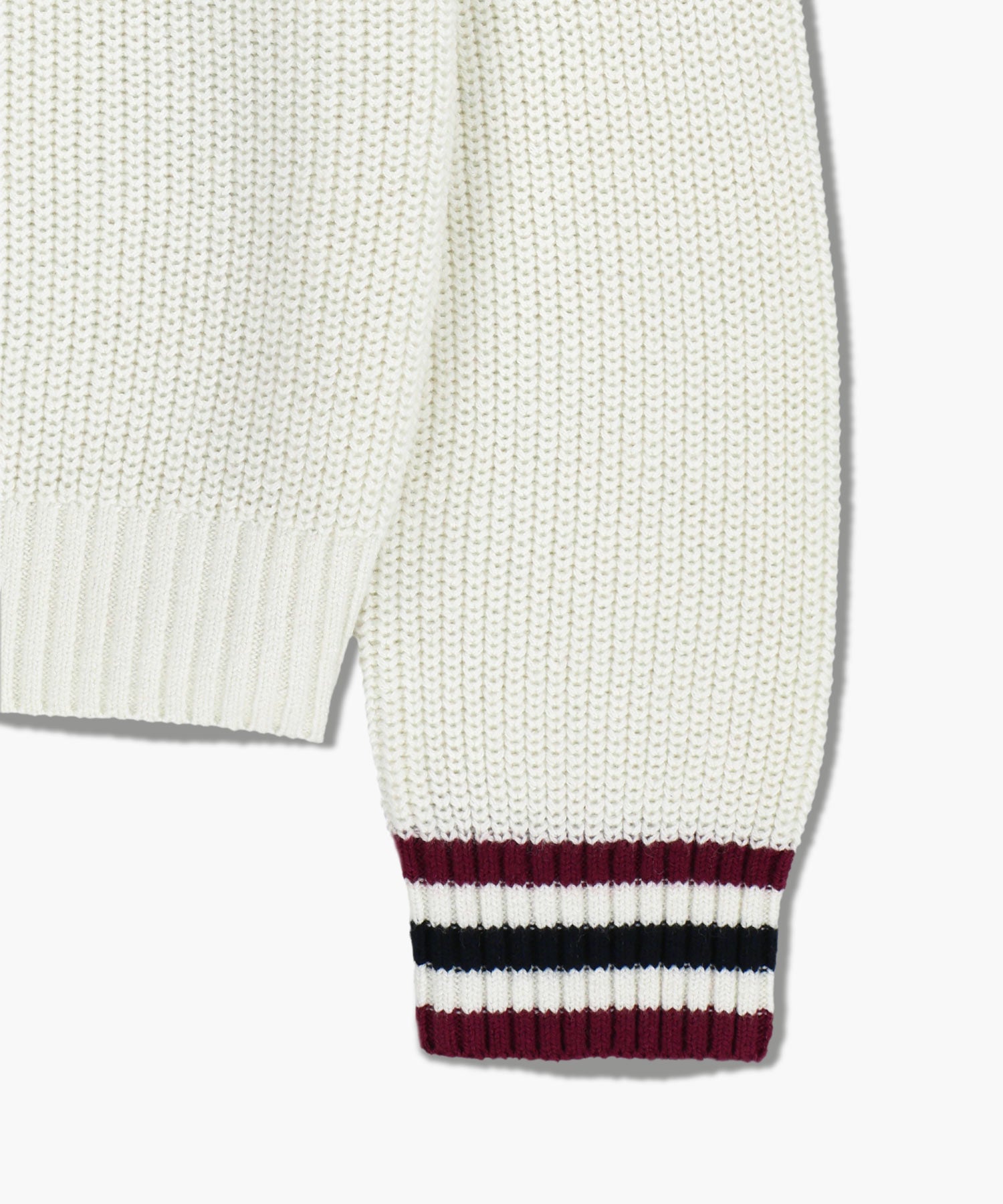 V NECK KNIT PULLOVER