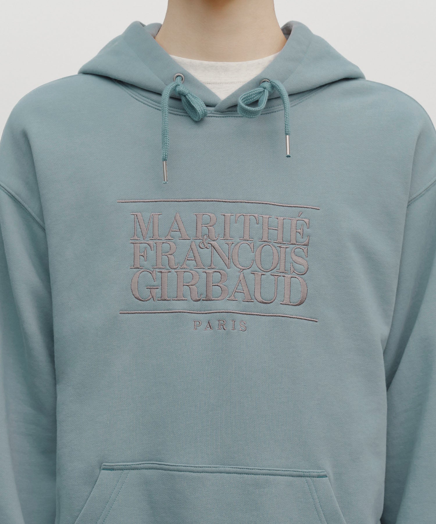 CLASSIC LOGO EMBROIDERY HOODIE (BRUSHED)