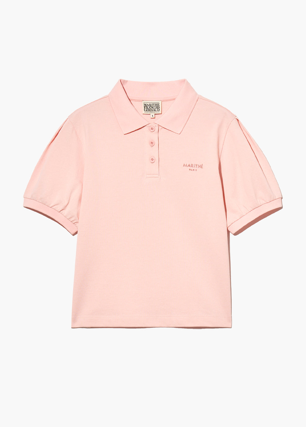 W PIQUE PUFF SLEEVE TEE