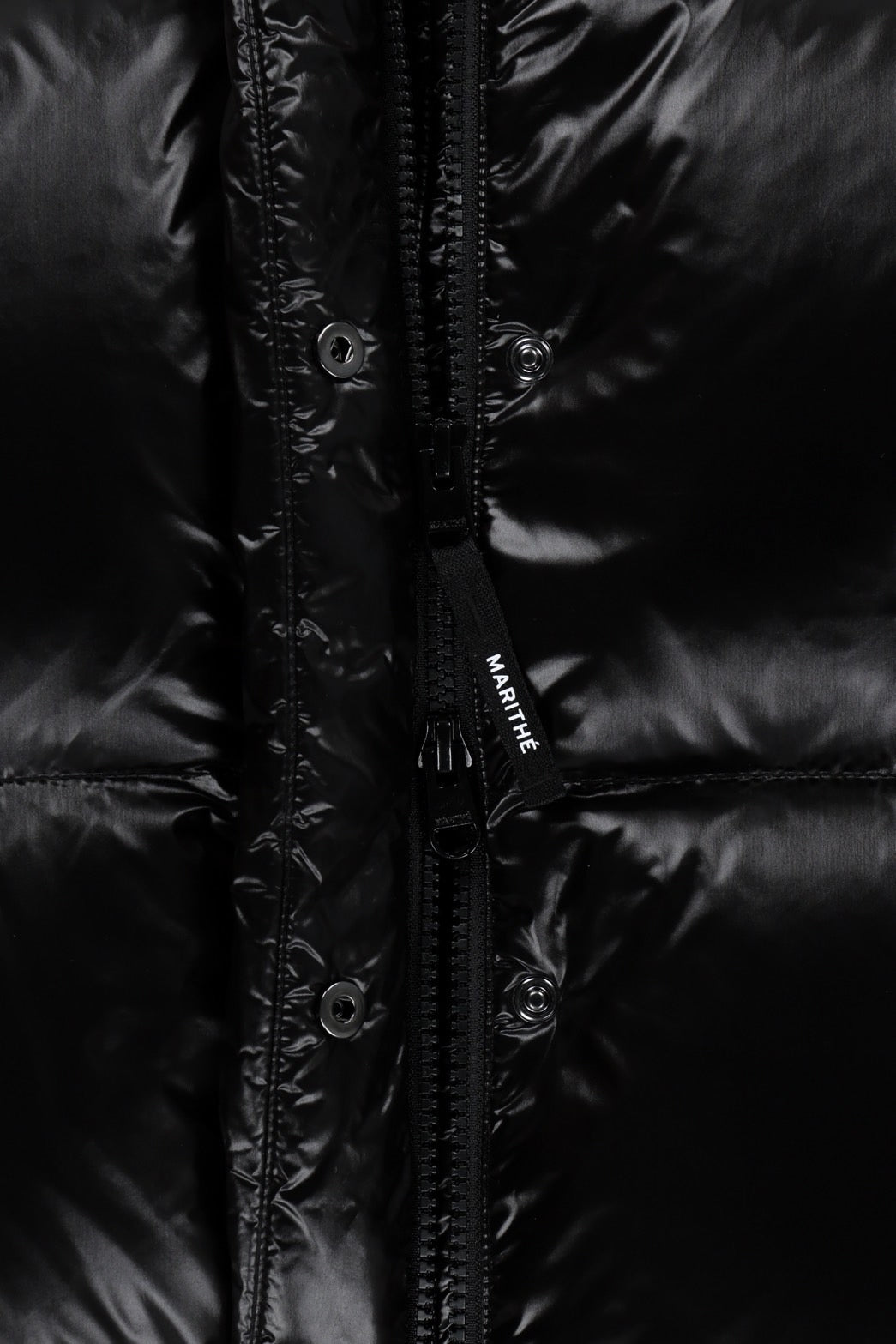 W GLOSSY CROP DOWN JACKET