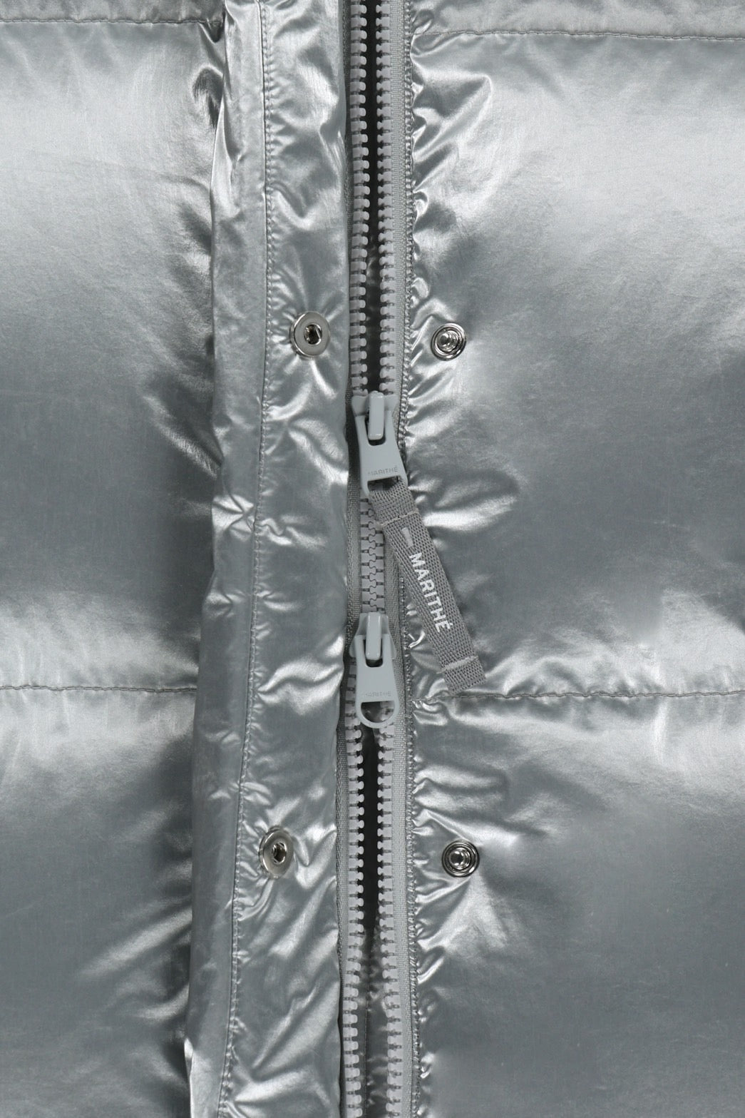 W GLOSSY CROP DOWN JACKET