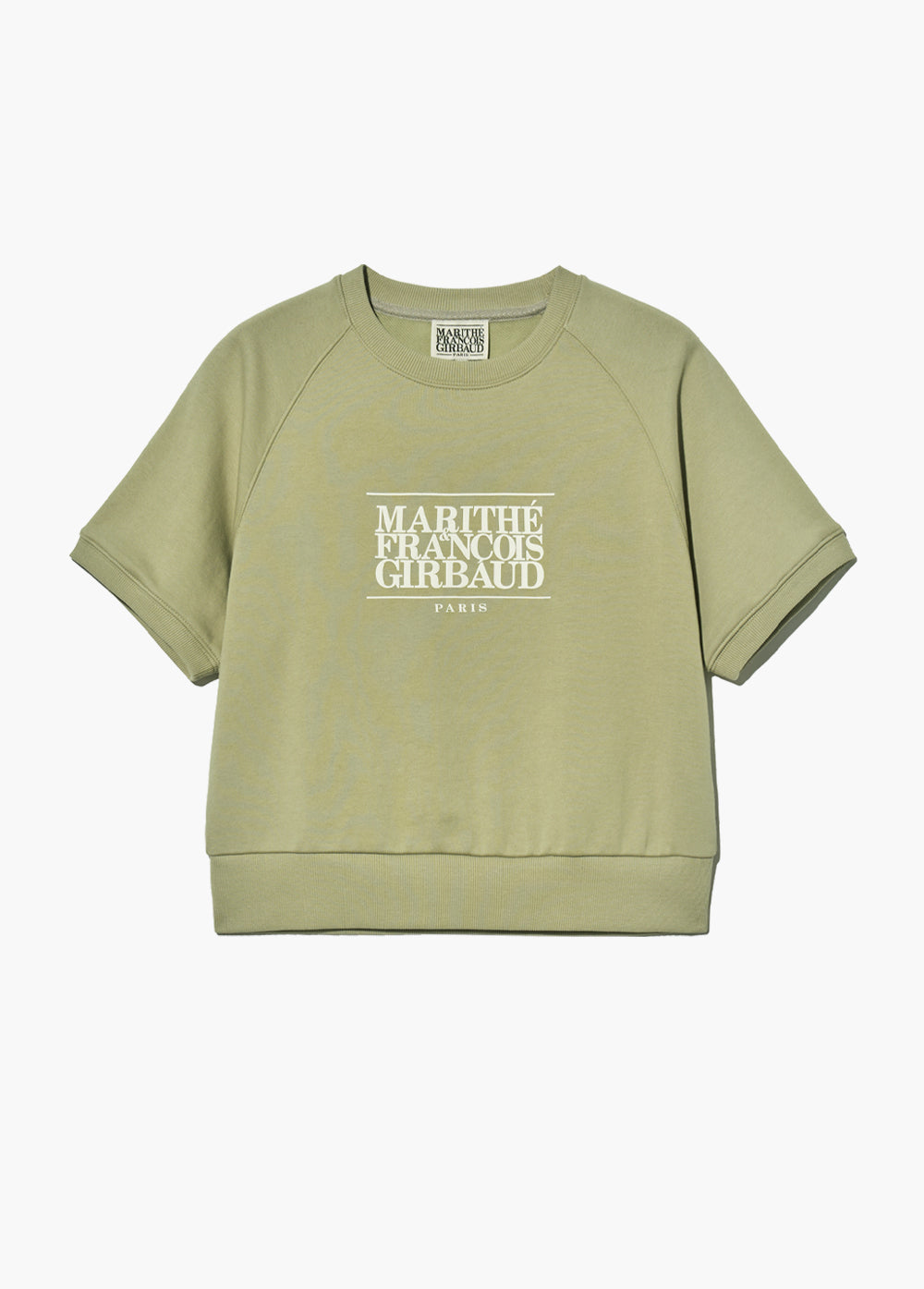 W CLASSIC LOGO HALF SWEATSHIRT