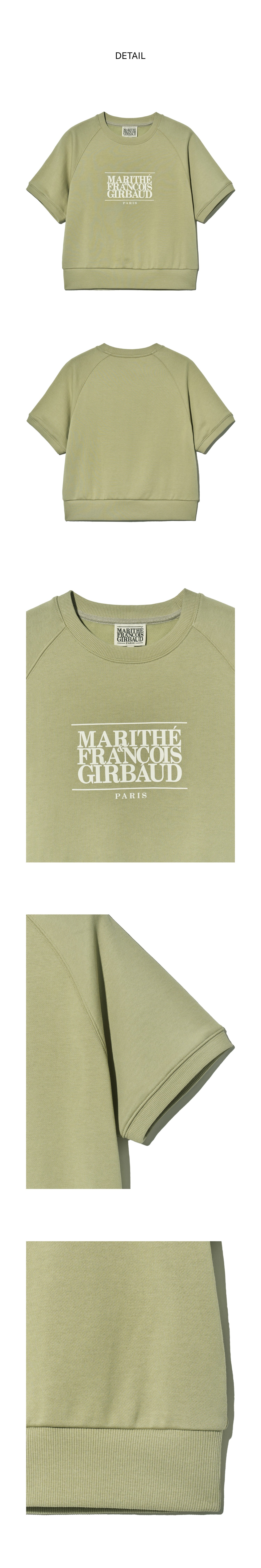 W CLASSIC LOGO HALF SWEATSHIRT