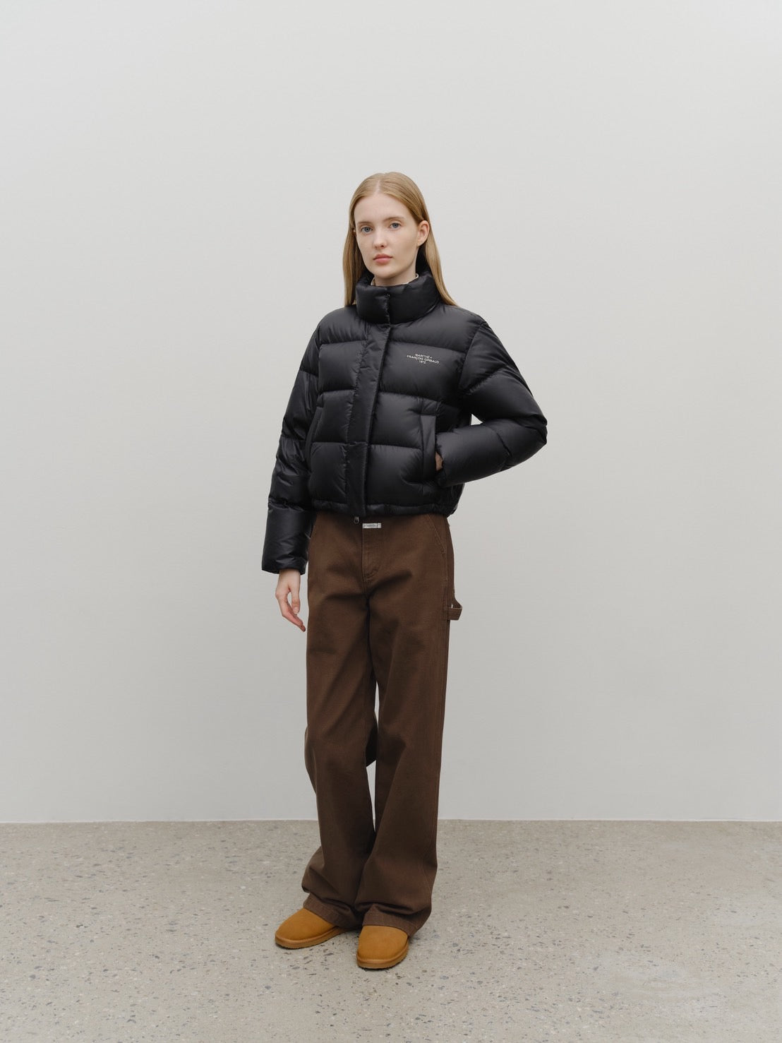 W BASIC CROP DOWN JACKET