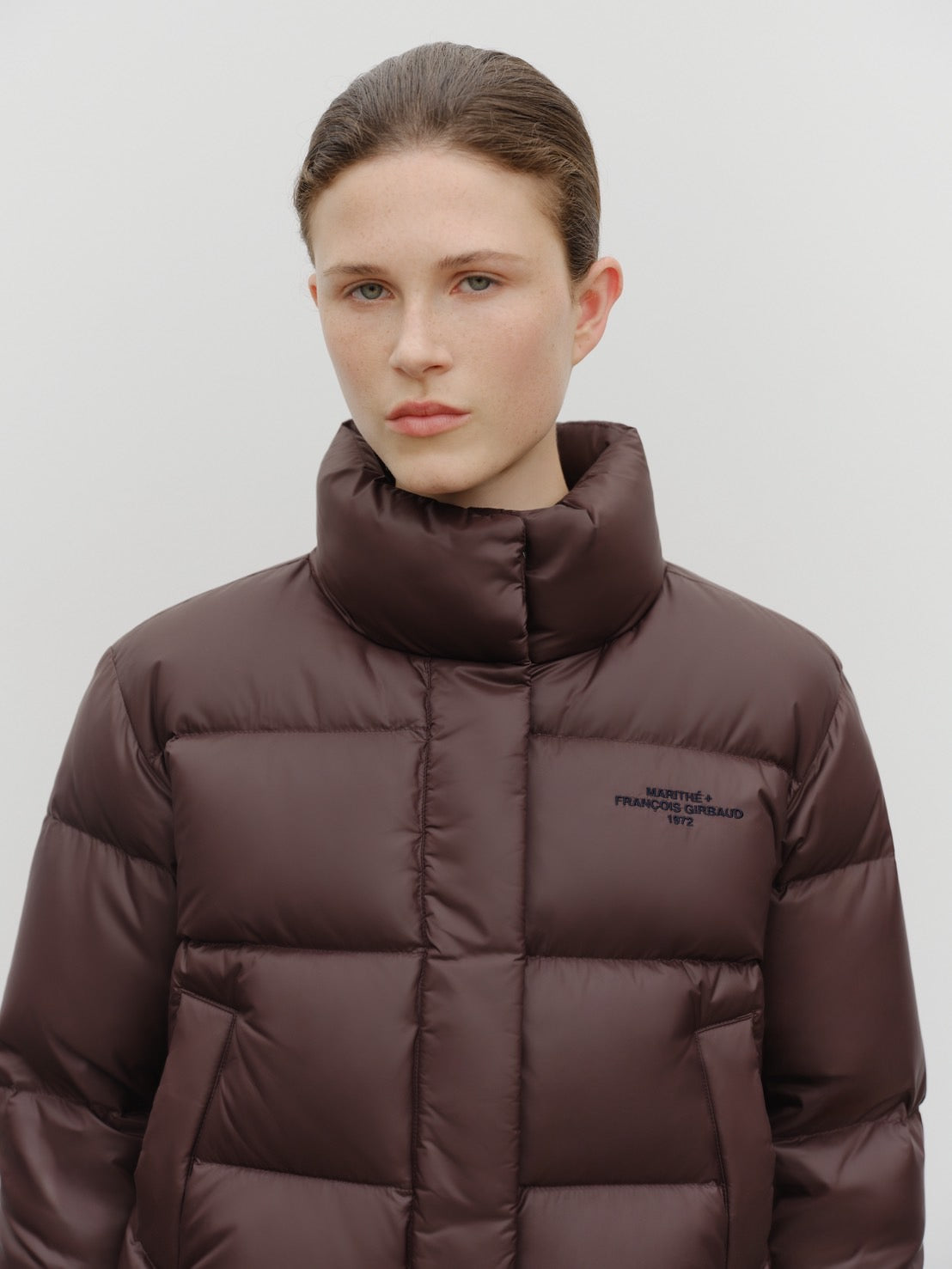 W BASIC CROP DOWN JACKET