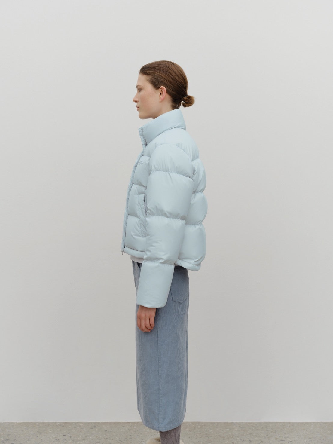 W BASIC CROP DOWN JACKET