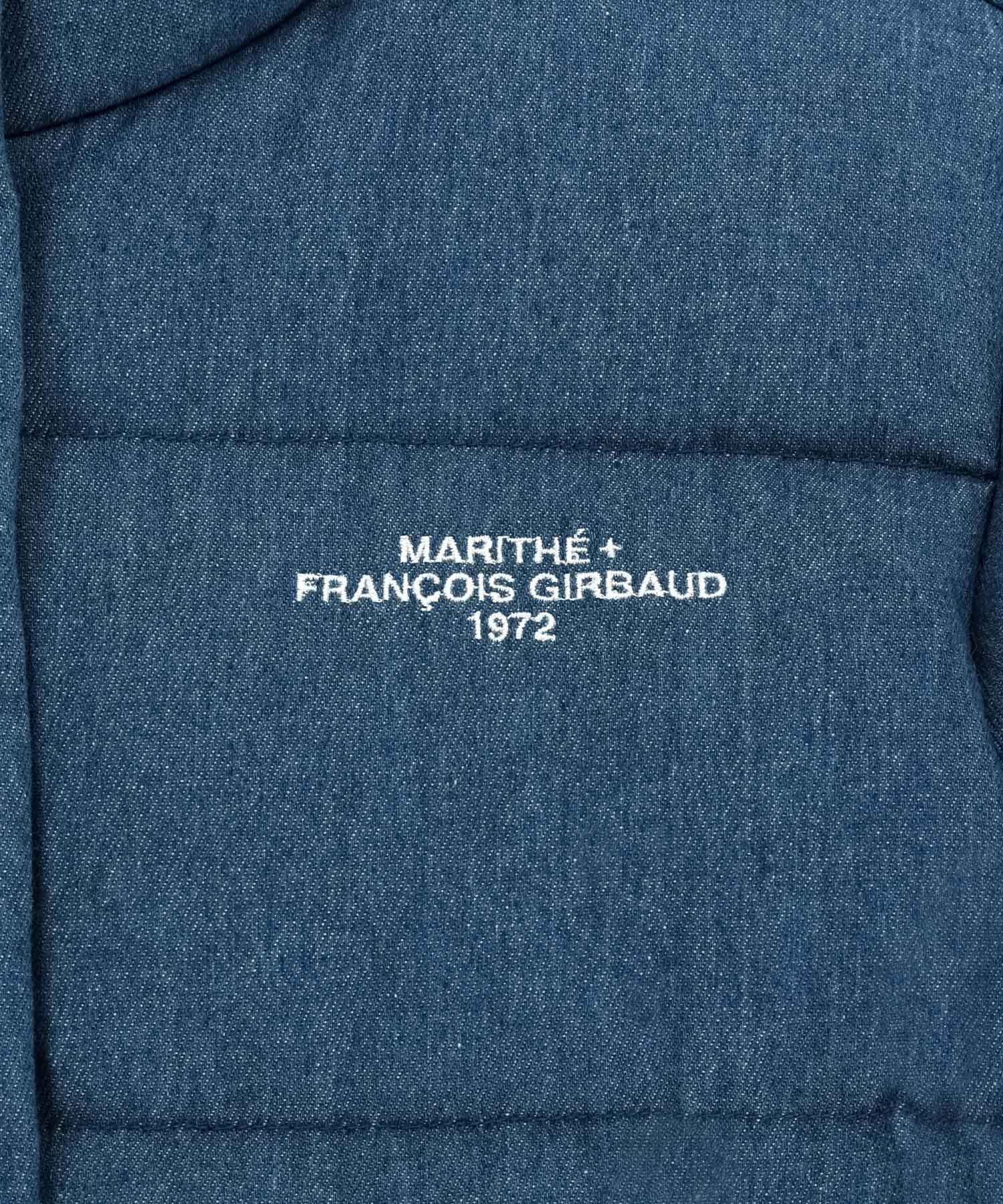 W DENIM CROP DOWN JACKET