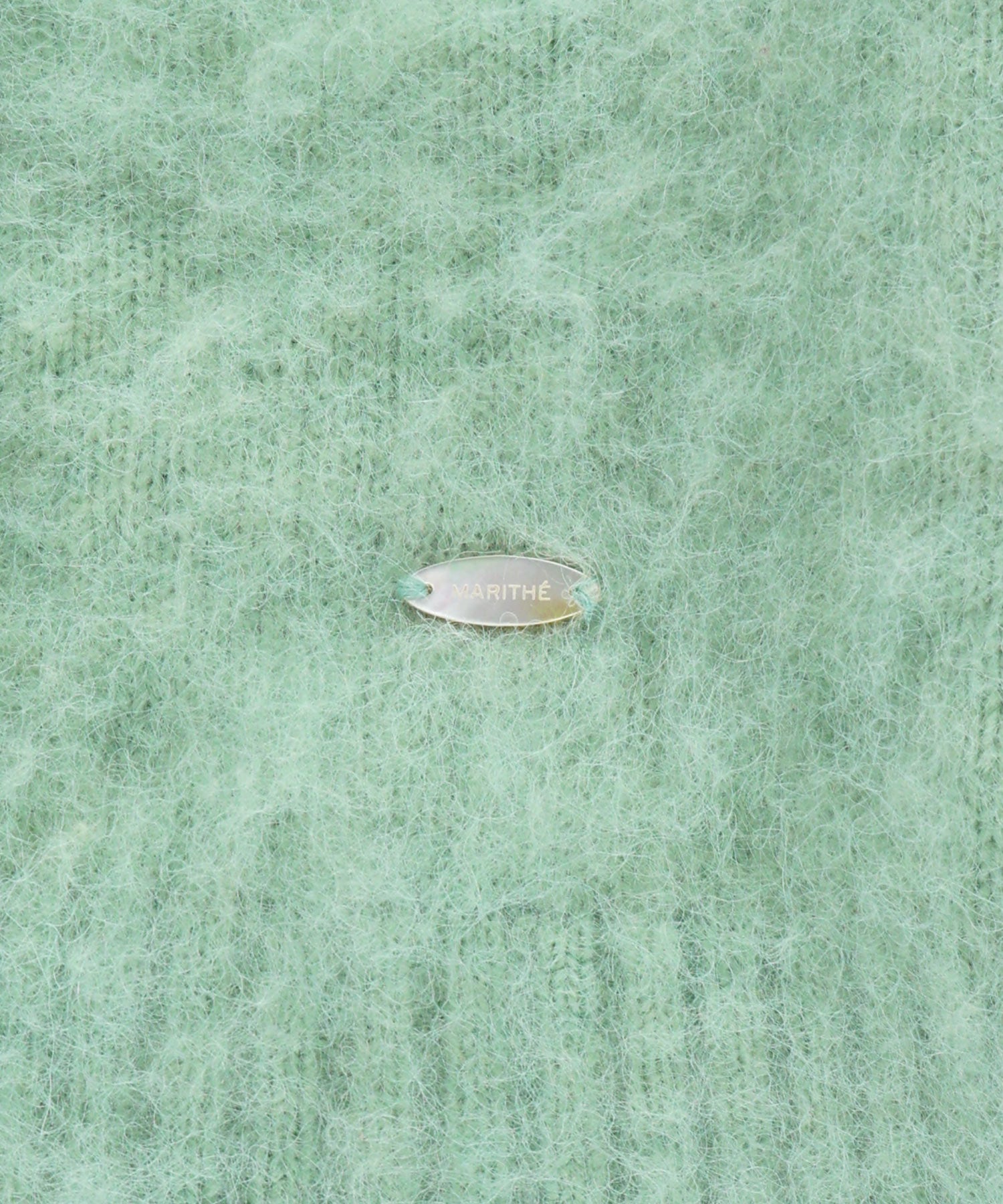 W HAIRY COLLAR CARDIGAN