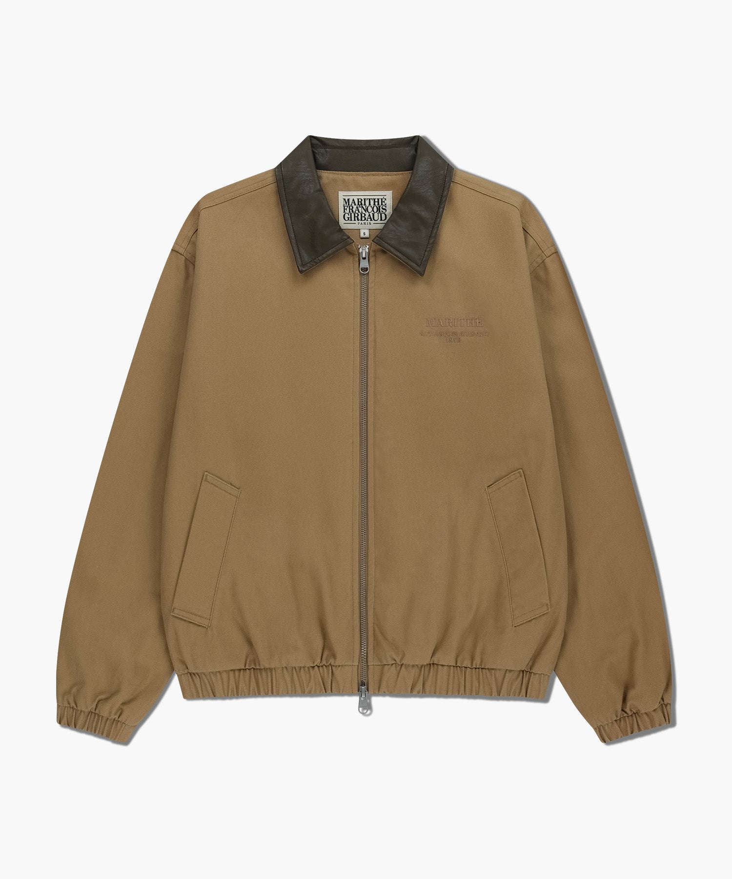 GRAPHIC EMBROIDERY COTTON BOMBER JACKET