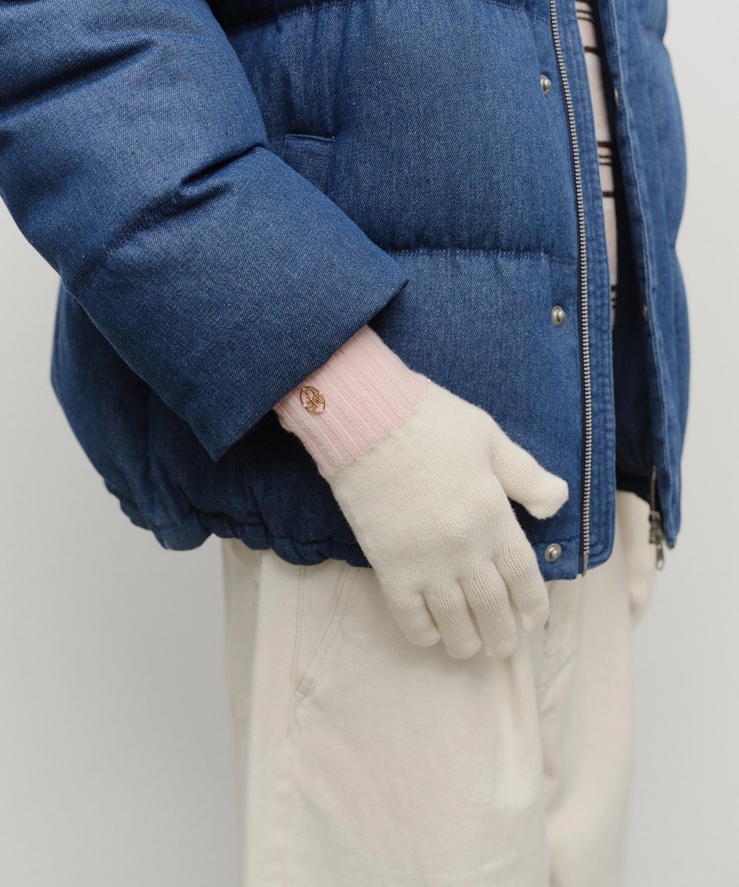 CIRCLE LOGO TWOTONE GLOVE