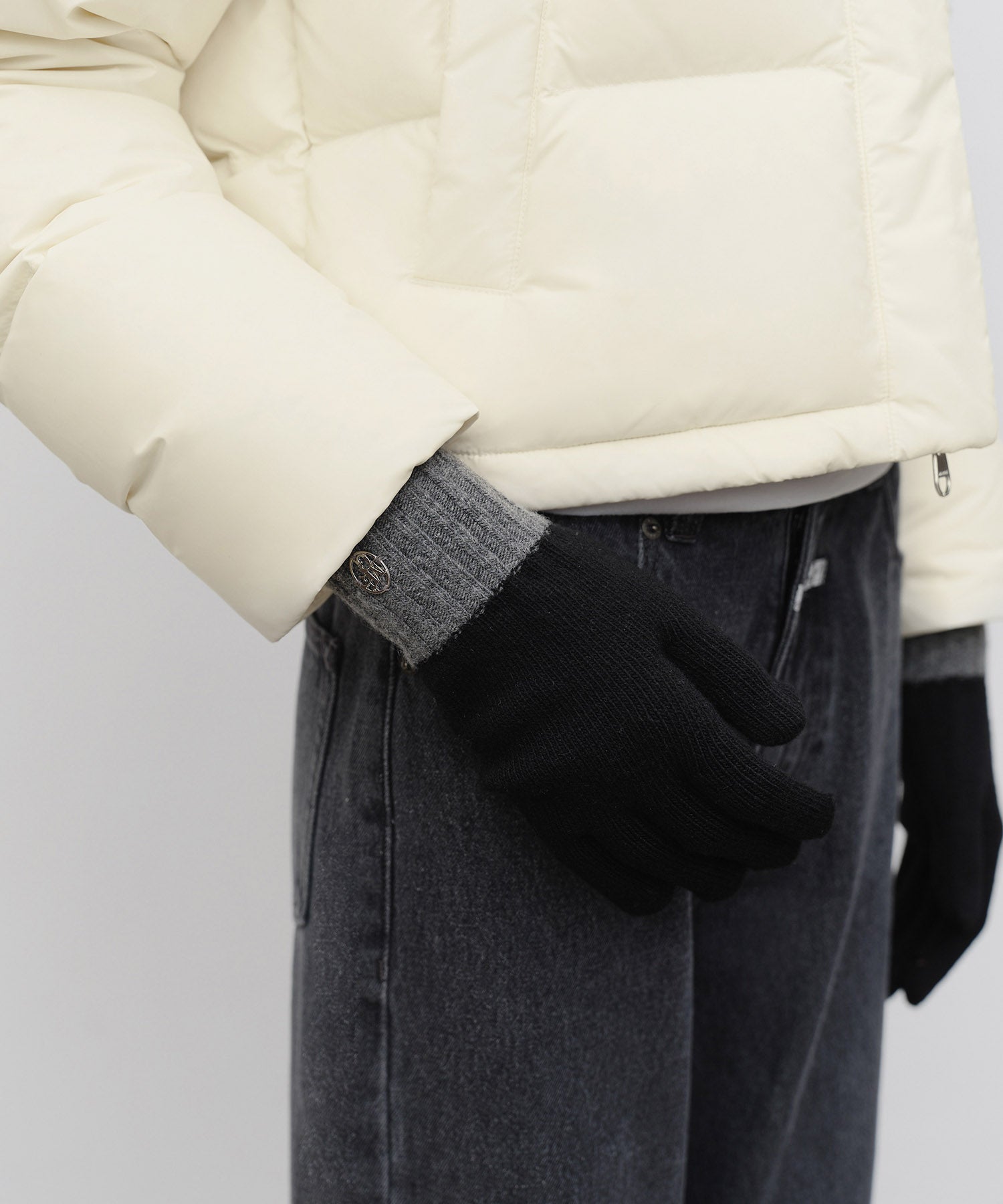 CIRCLE LOGO TWOTONE GLOVE