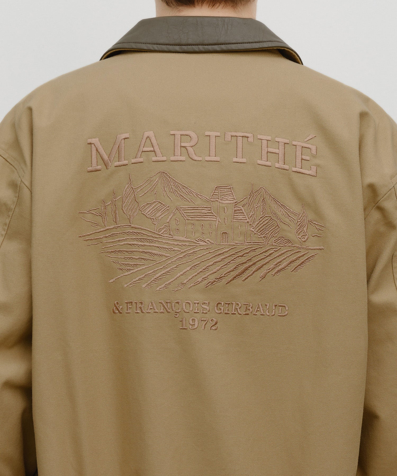 GRAPHIC EMBROIDERY COTTON BOMBER JACKET