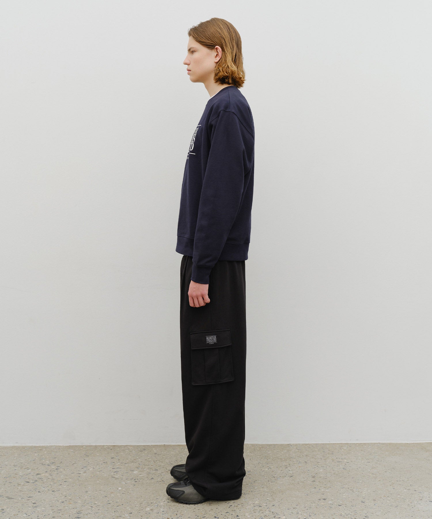 CLASSIC LOGO ONE TUCK CARGO SWEAT PANTS