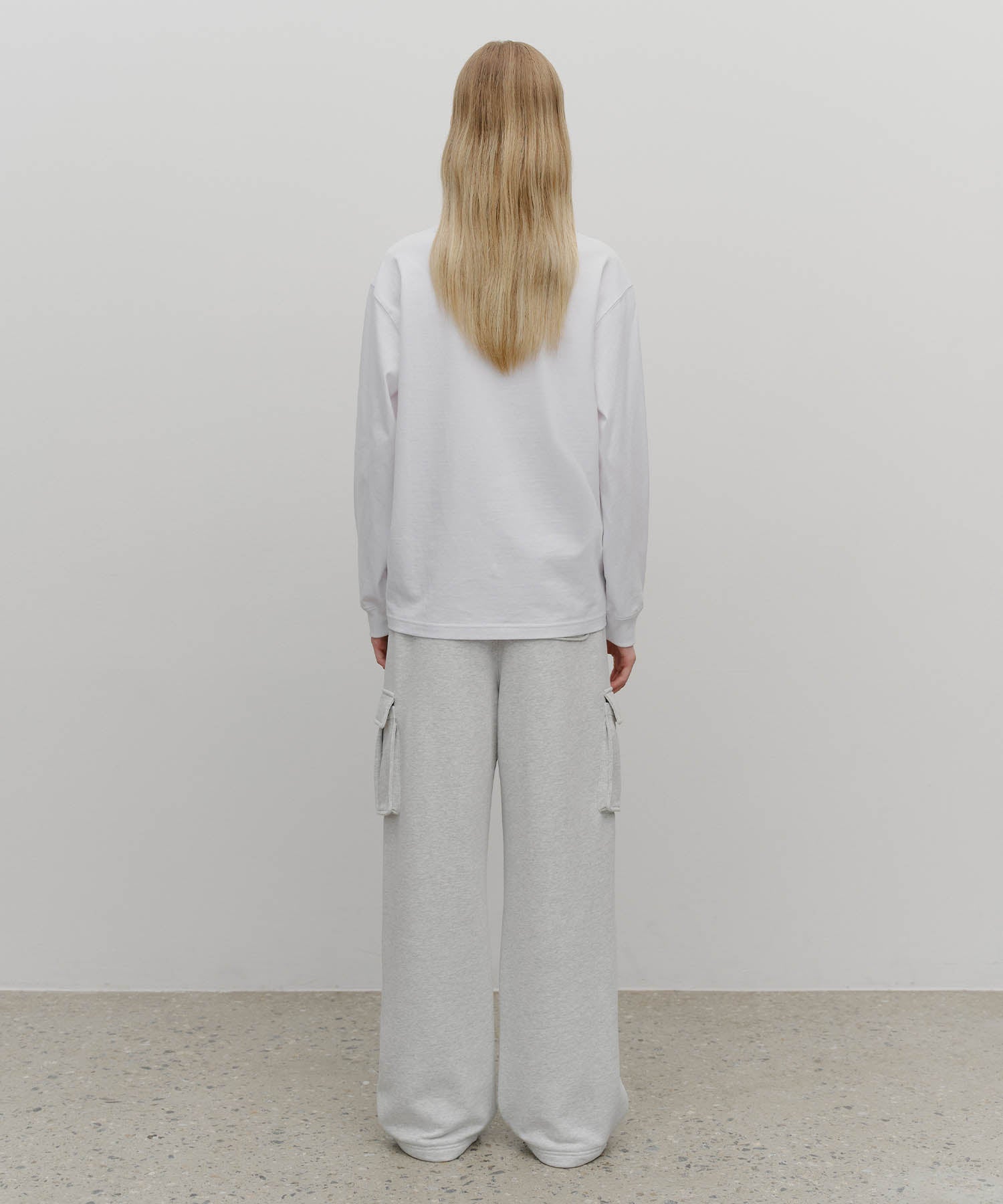 CLASSIC LOGO ONE TUCK CARGO SWEAT PANTS