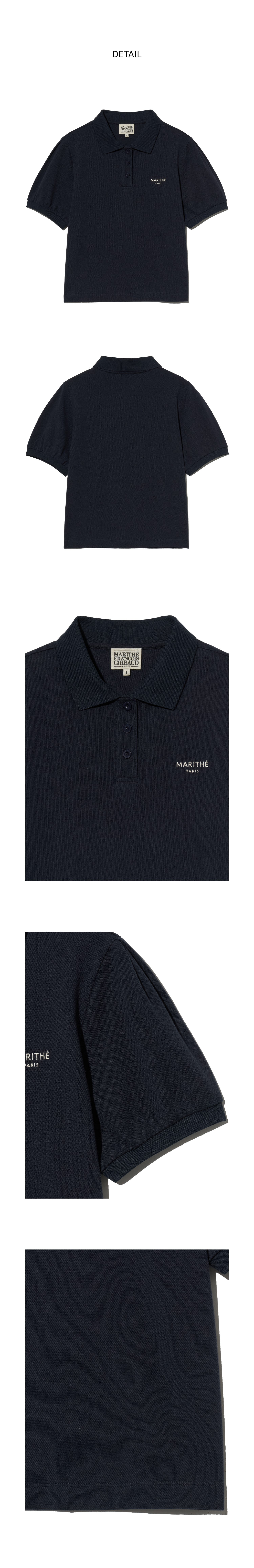 W PIQUE PUFF SLEEVE TEE