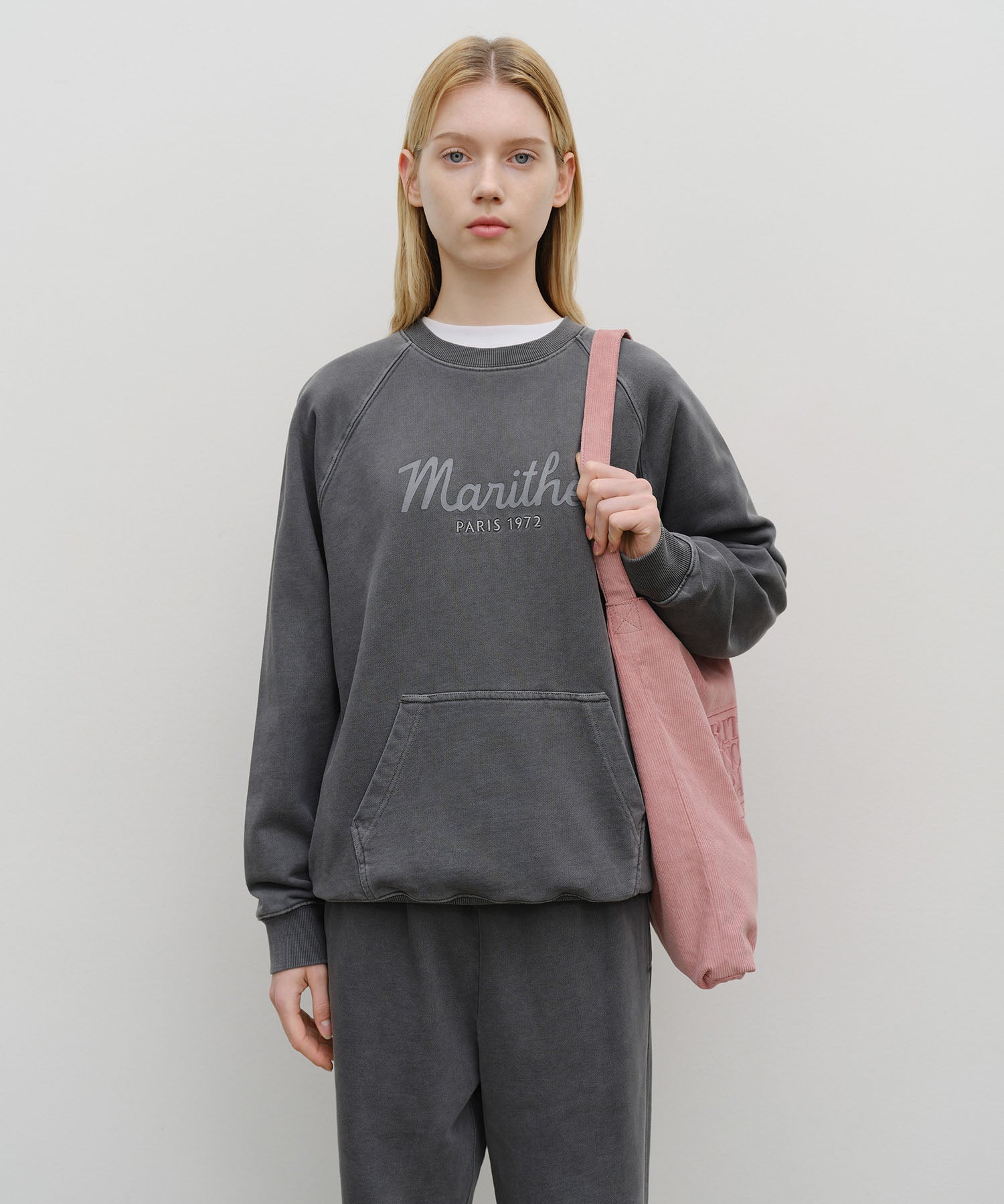 CLASSIC LOGO CORDUROY SHOULDER BAG