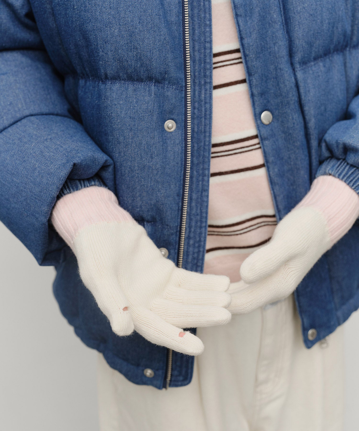 CIRCLE LOGO TWOTONE GLOVE