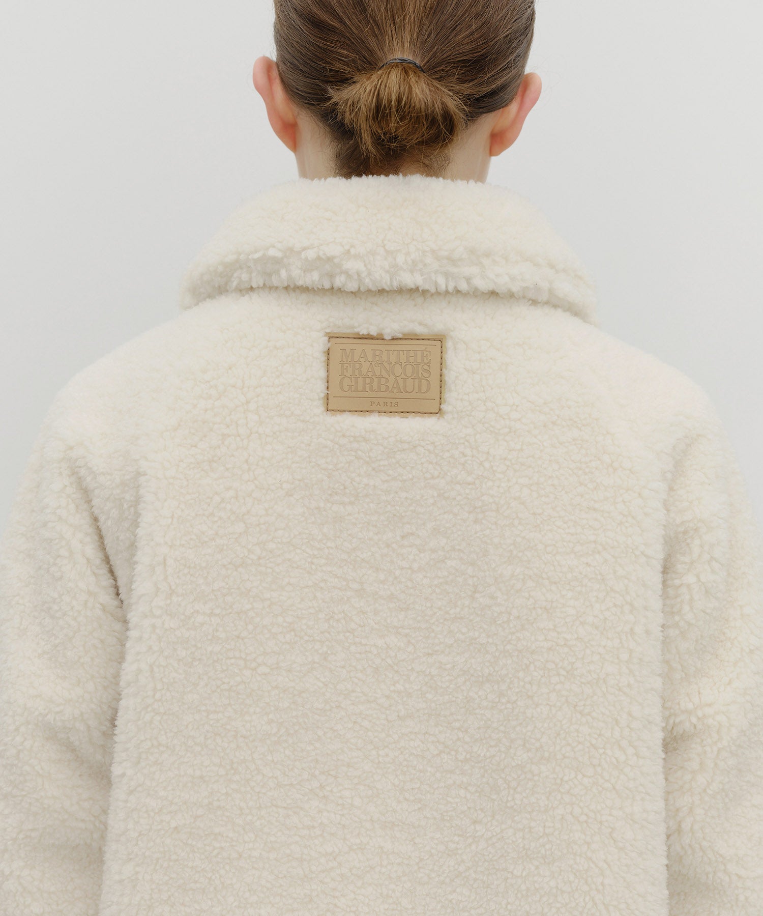 W MID SHEARLING FUR COAT