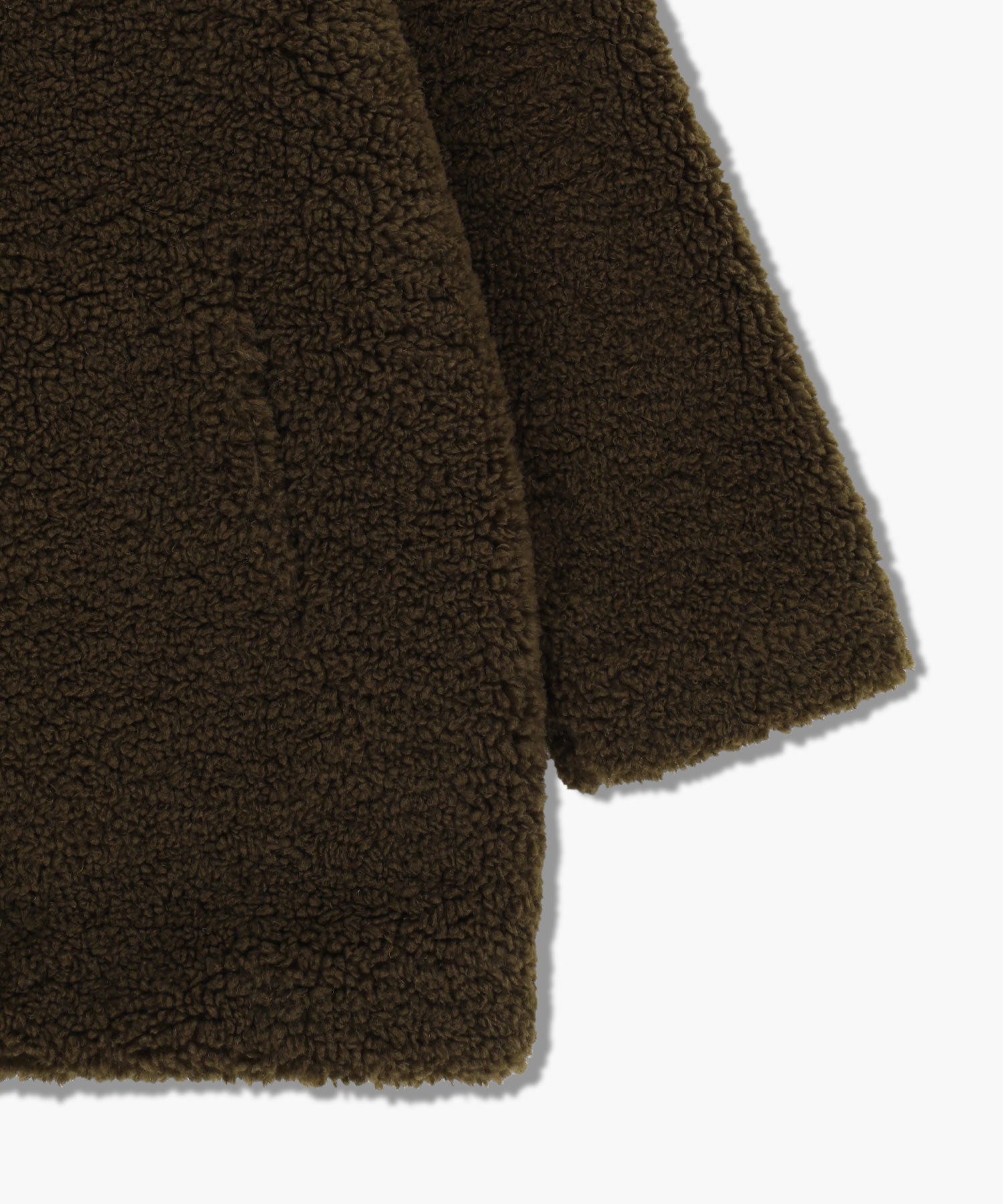 W MID SHEARLING FUR COAT