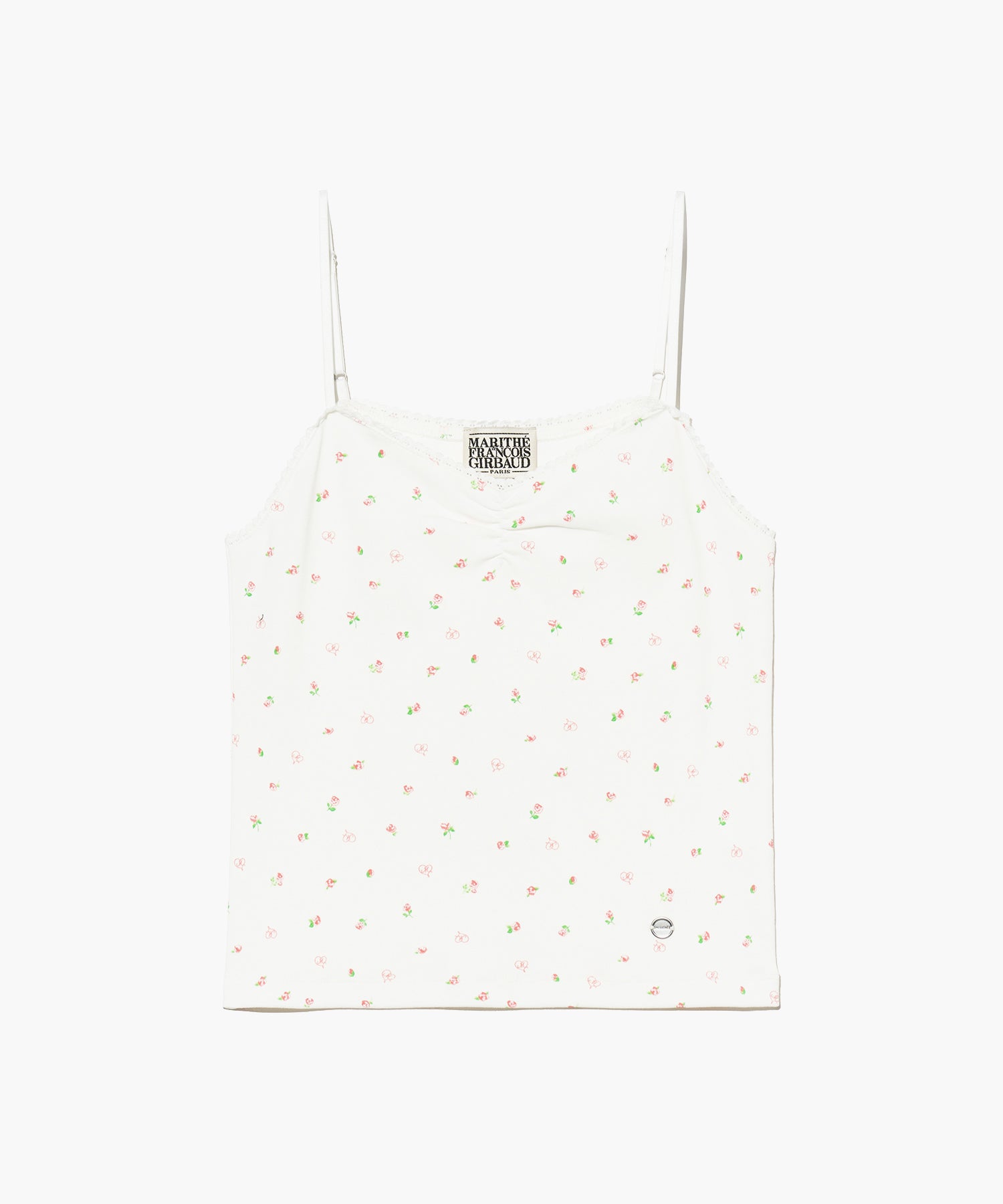 W FLOWER CROP SLEEVELESS TEE