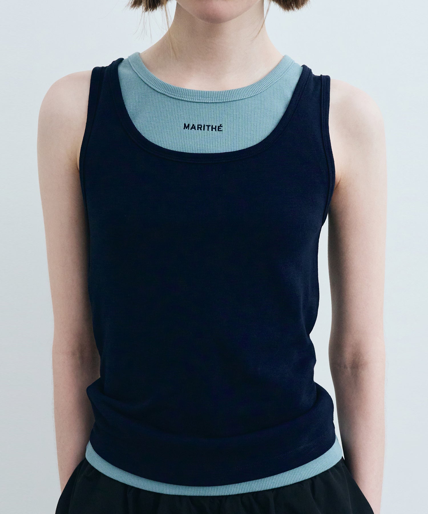 W LAYERED SLEEVELESS