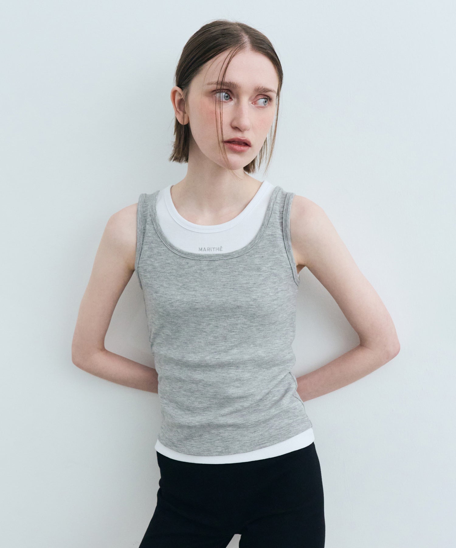 W LAYERED SLEEVELESS