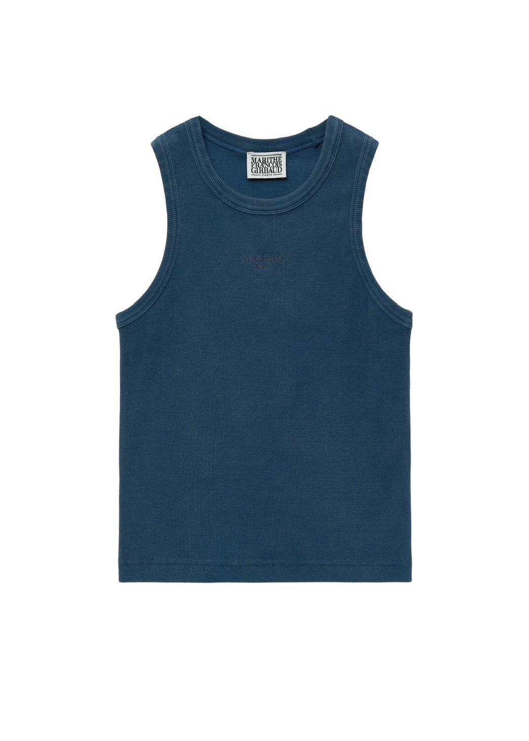 W VINTAGE DYEING CROP SLEEVELESS