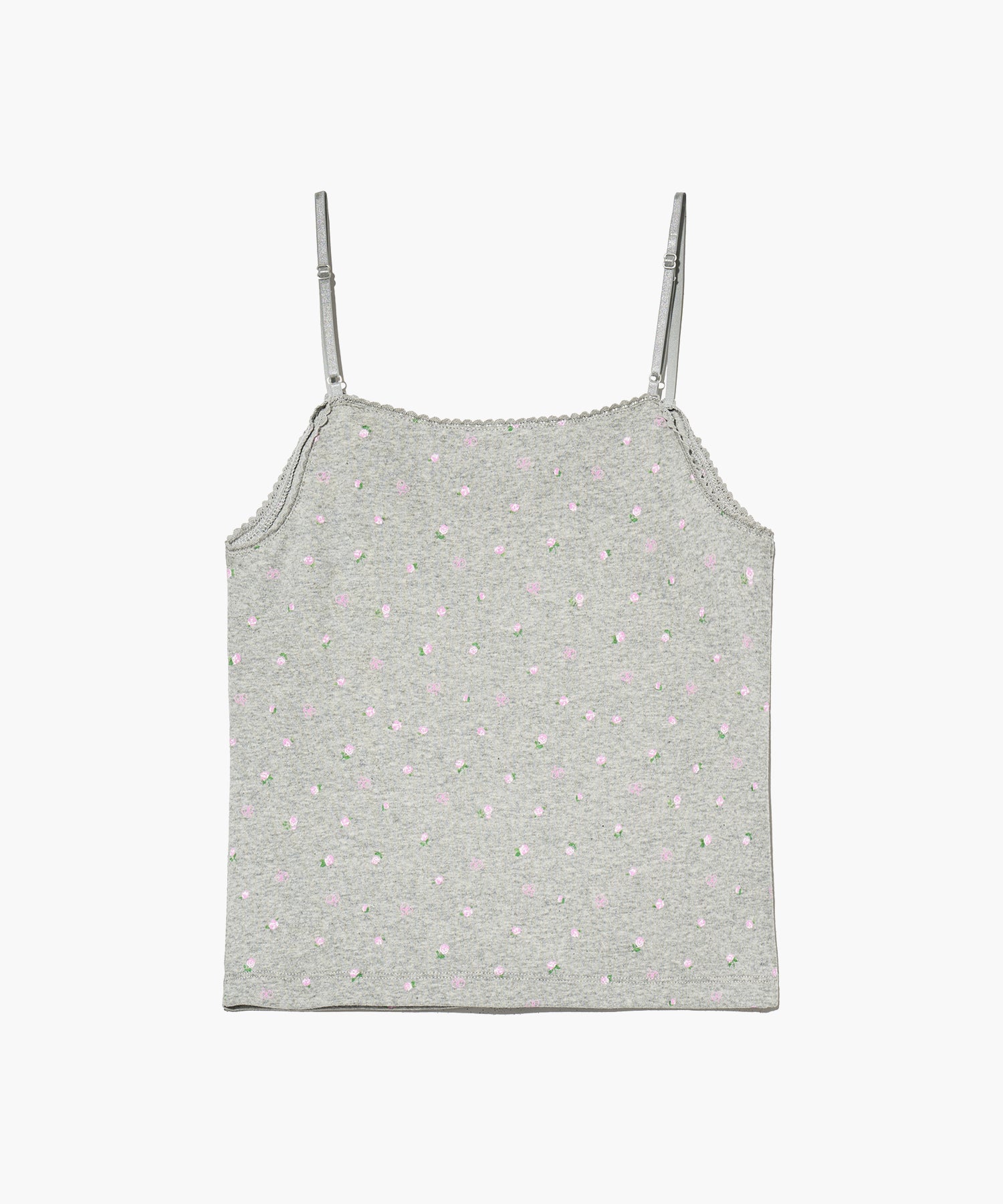 W FLOWER CROP SLEEVELESS TEE