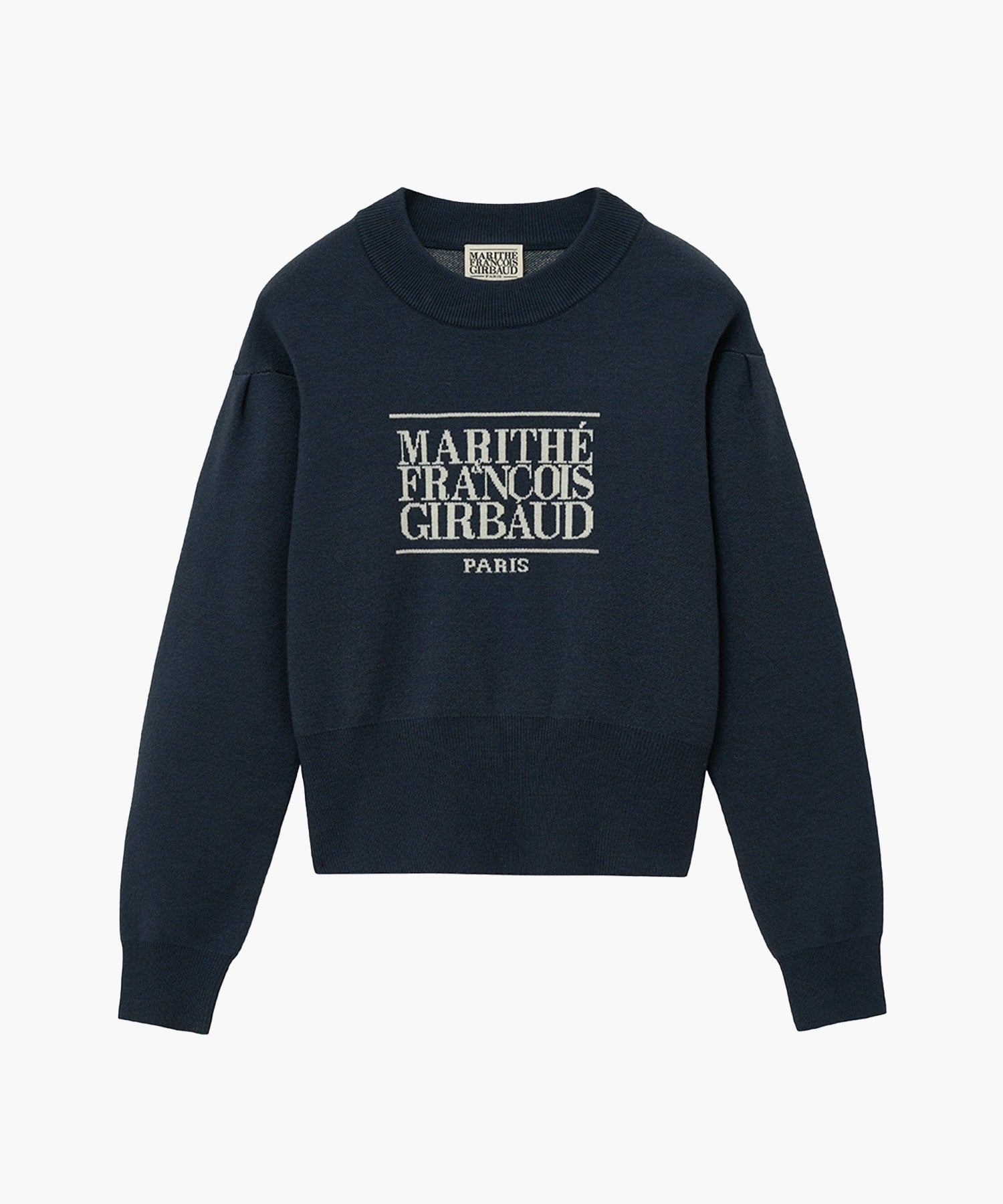 W CLASSIC LOGO CROP KNIT