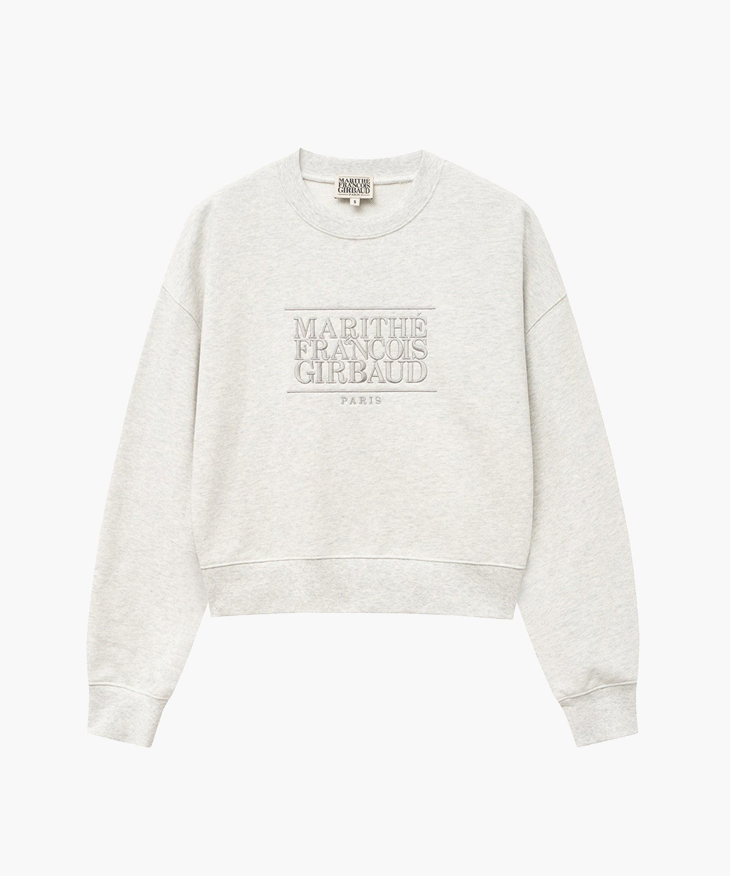 W CLASSIC LOGO CROP SWEATSHIRT