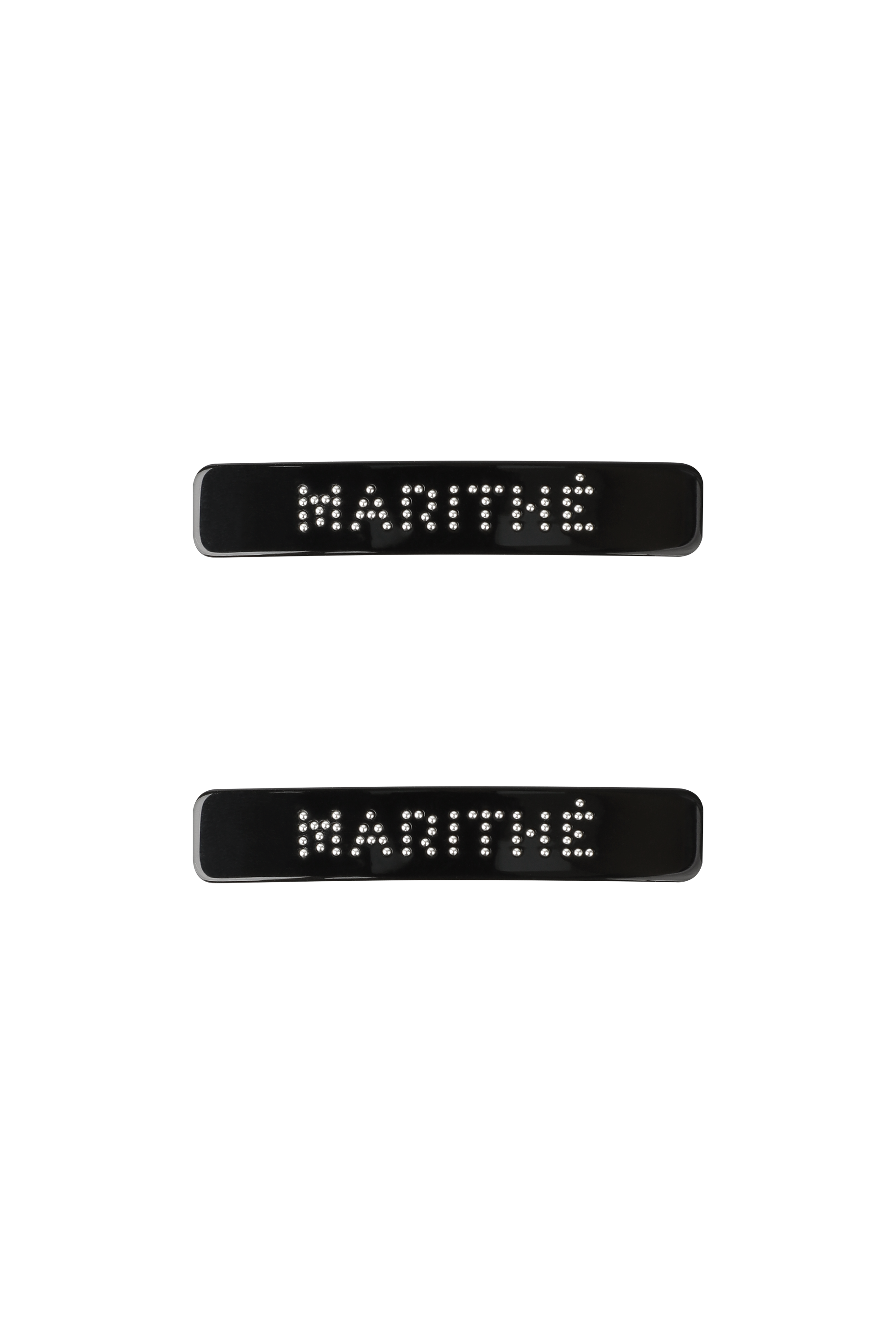 REGULAR LOGO METAL BALL HAIR PIN 2PACK