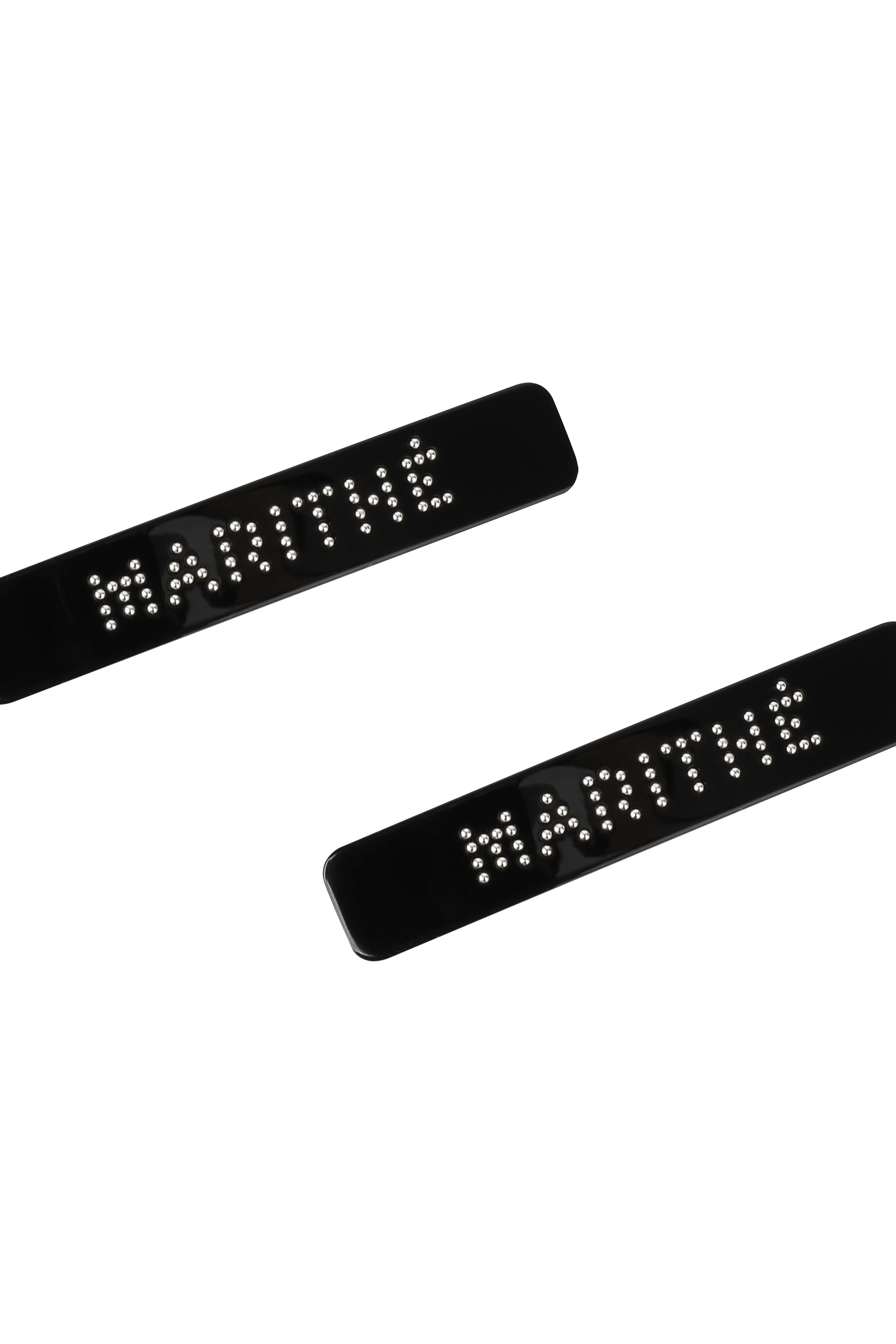 REGULAR LOGO METAL BALL HAIR PIN 2PACK