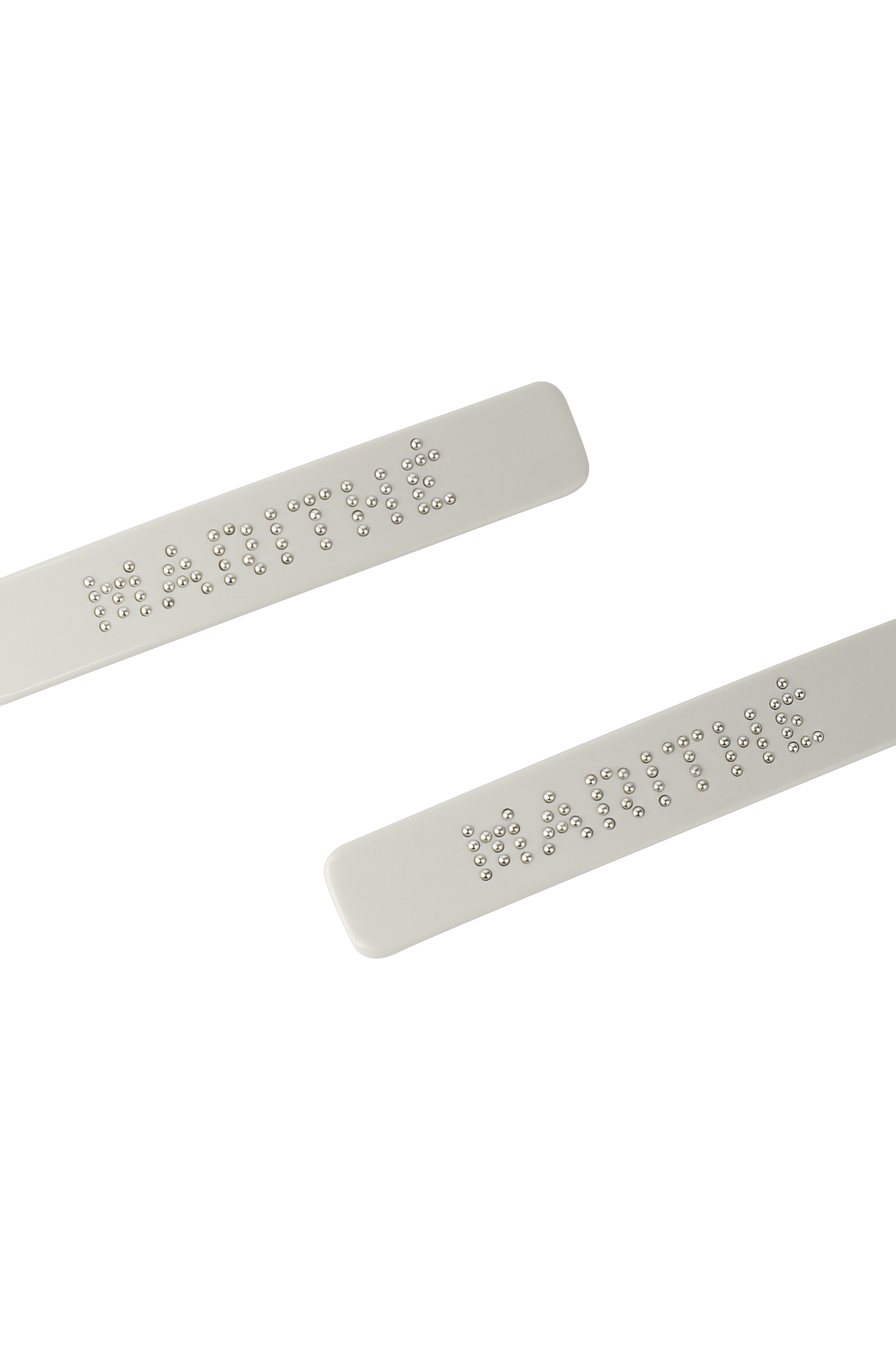 REGULAR LOGO METAL BALL HAIR PIN 2PACK