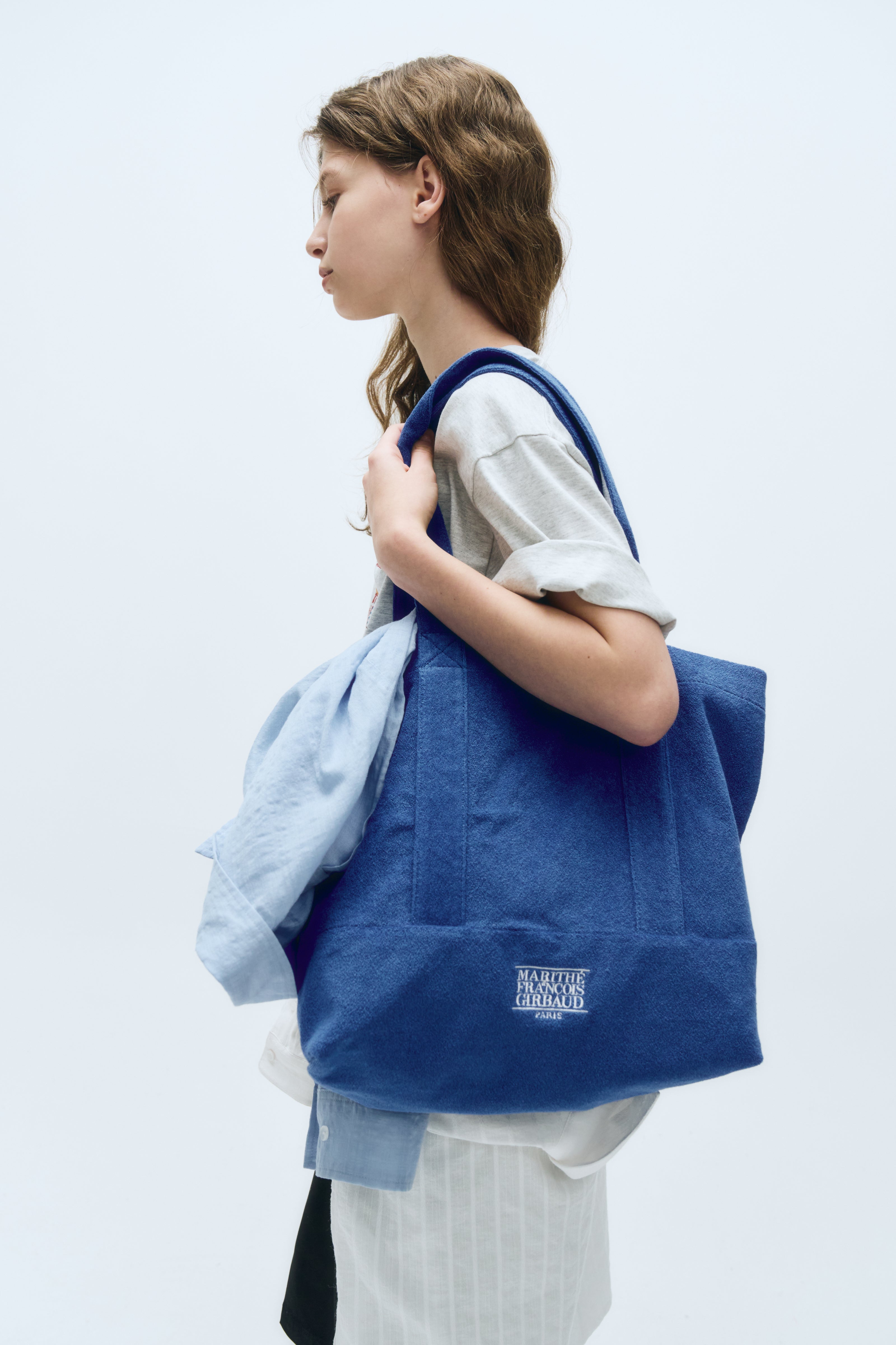 CLASSIC LOGO TERRY SHOPPER BAG