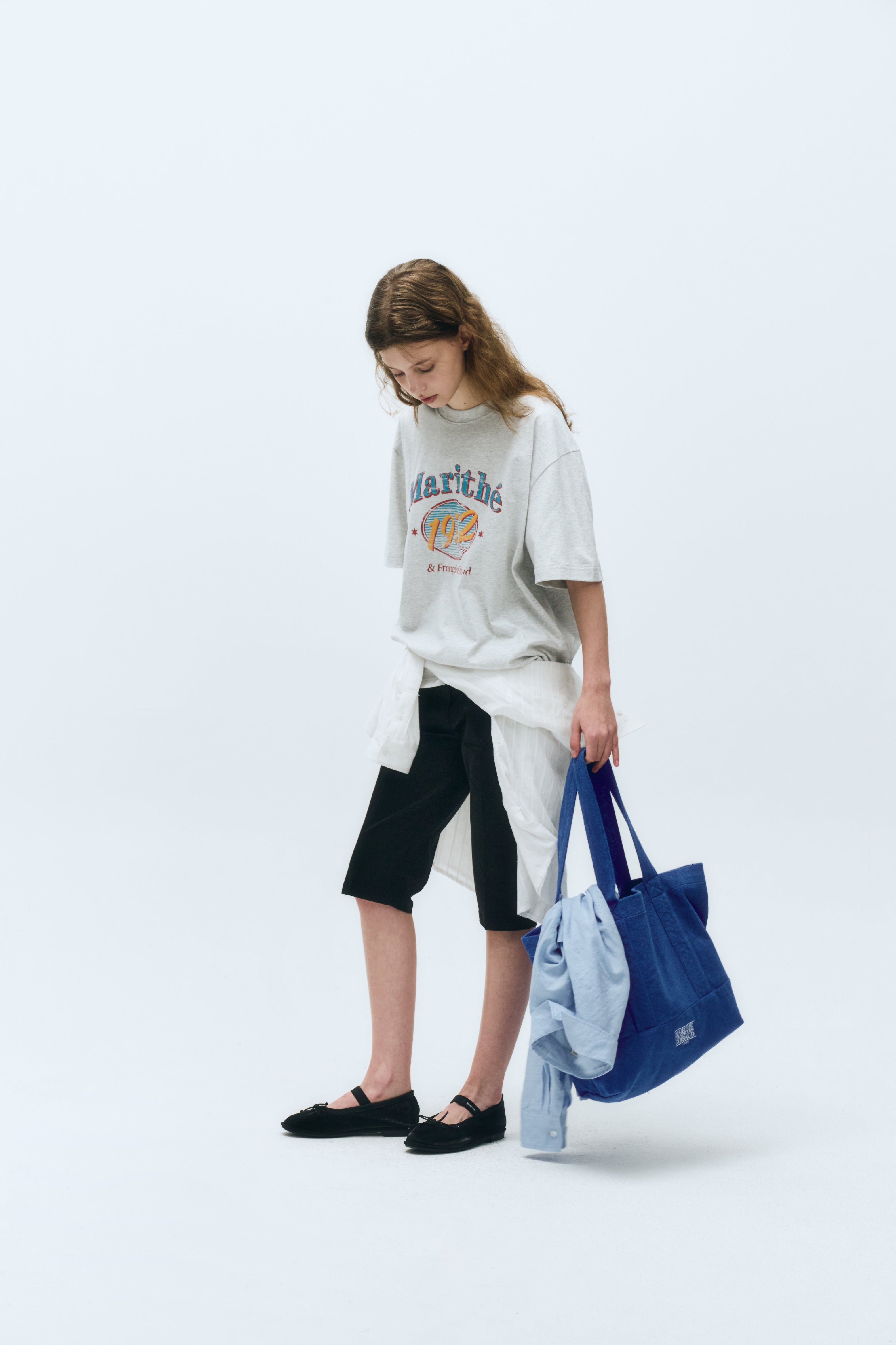 CLASSIC LOGO TERRY SHOPPER BAG