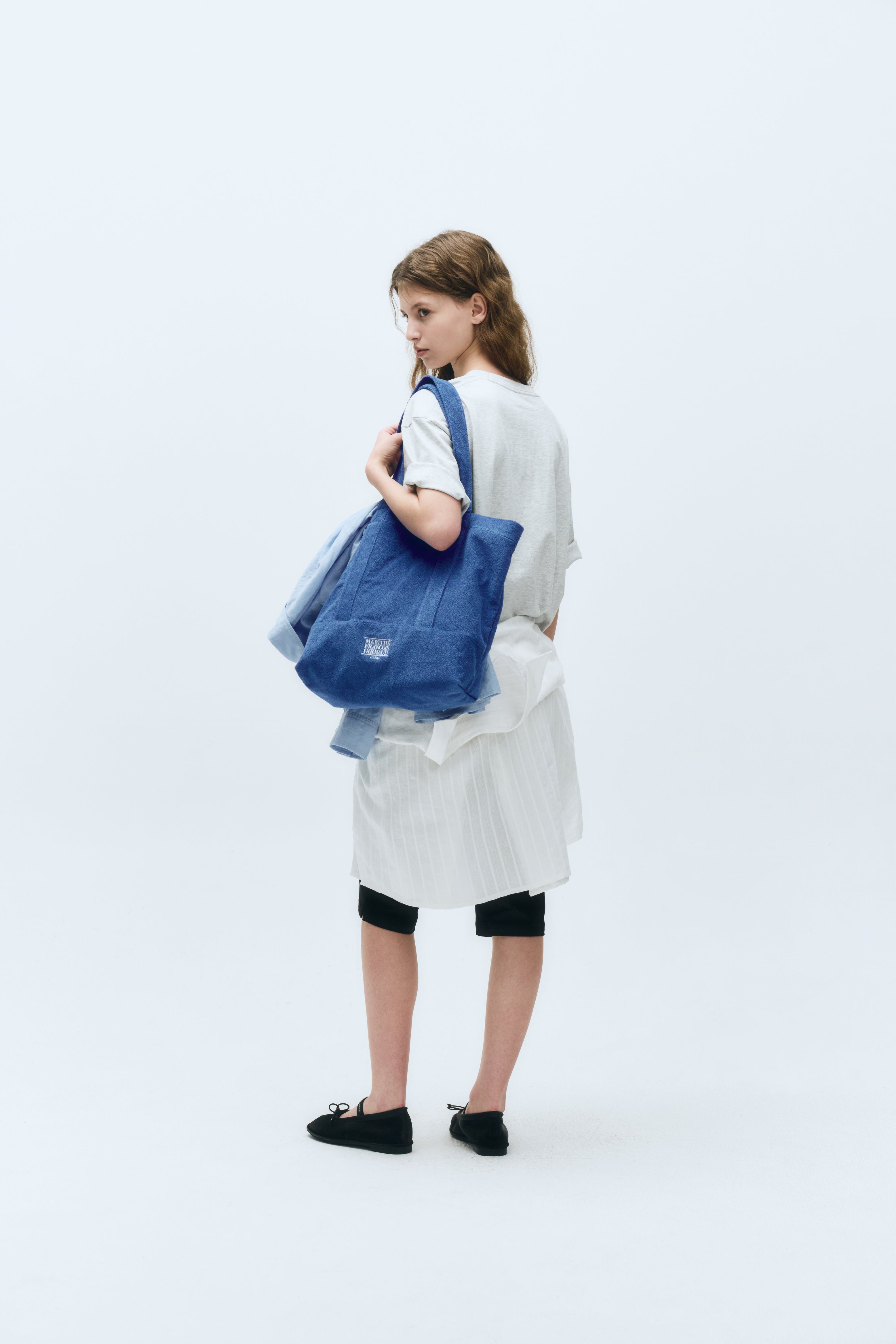 CLASSIC LOGO TERRY SHOPPER BAG