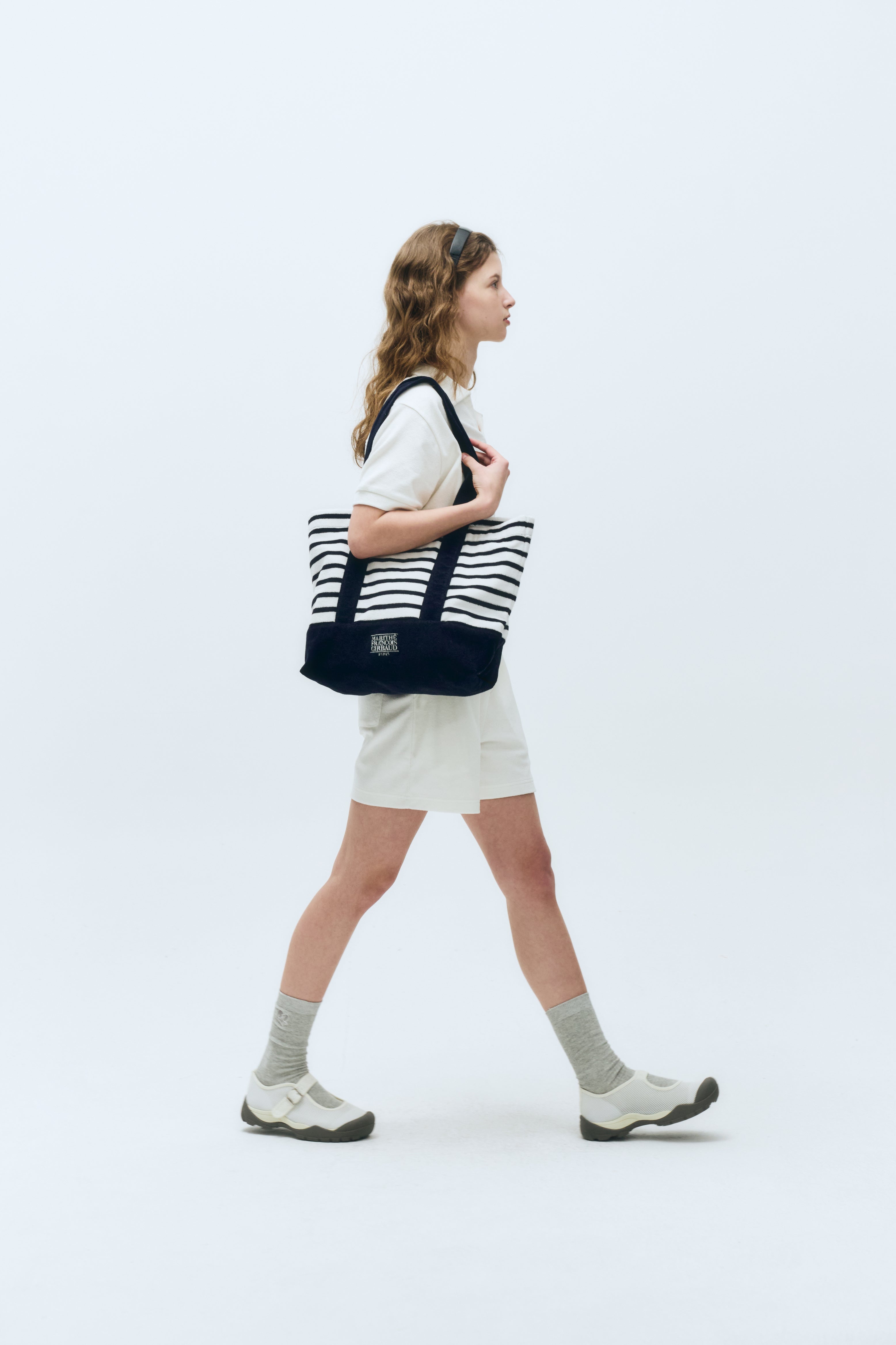 CLASSIC LOGO TERRY SHOPPER BAG