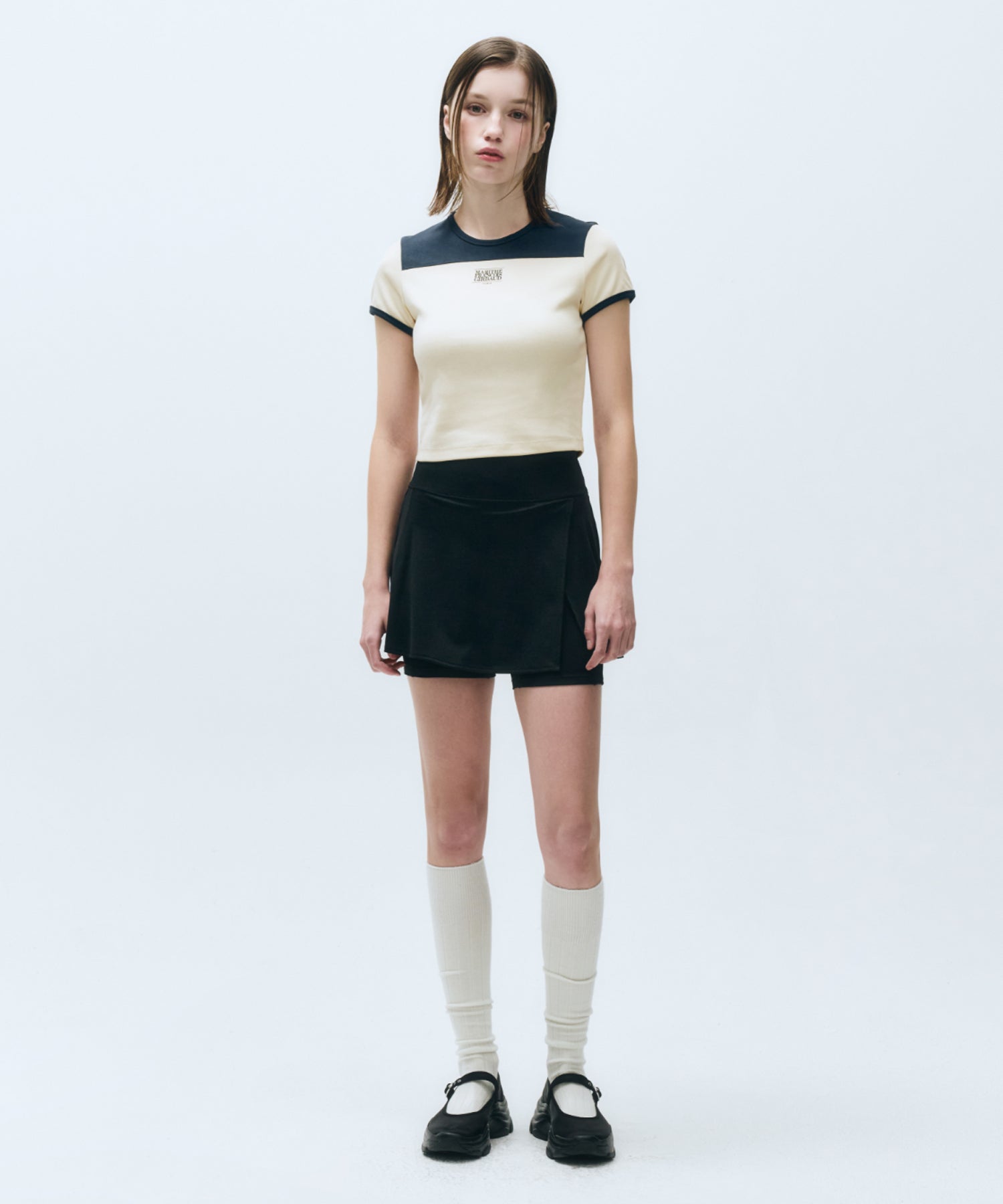 MOUVEMENT W CLASSIC LOGO WRAP SKIRTS SHORTS