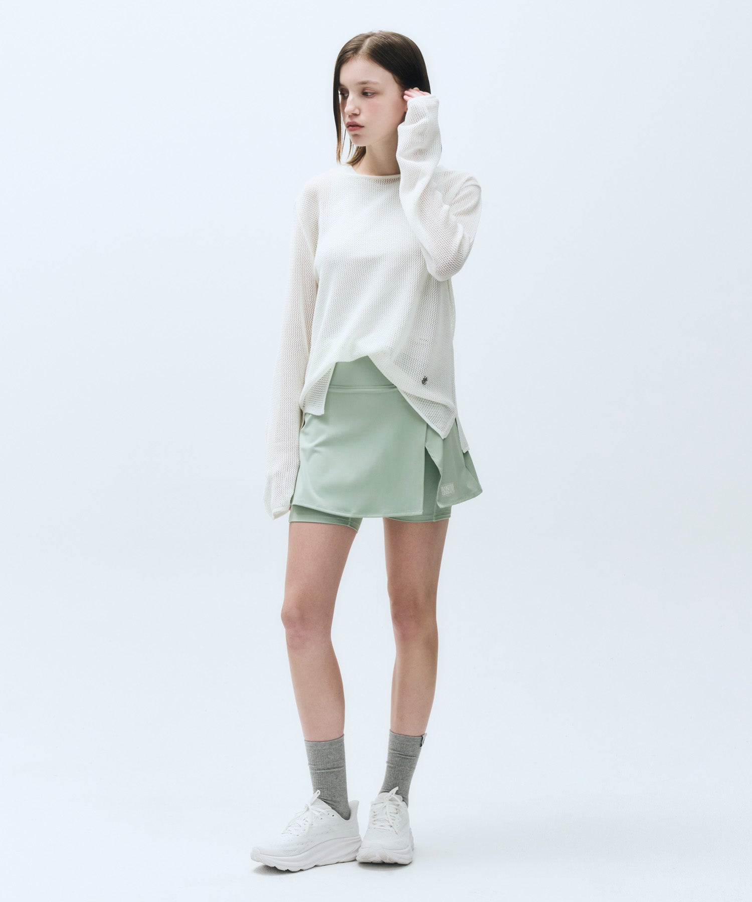 MOUVEMENT W CLASSIC LOGO WRAP SKIRTS SHORTS