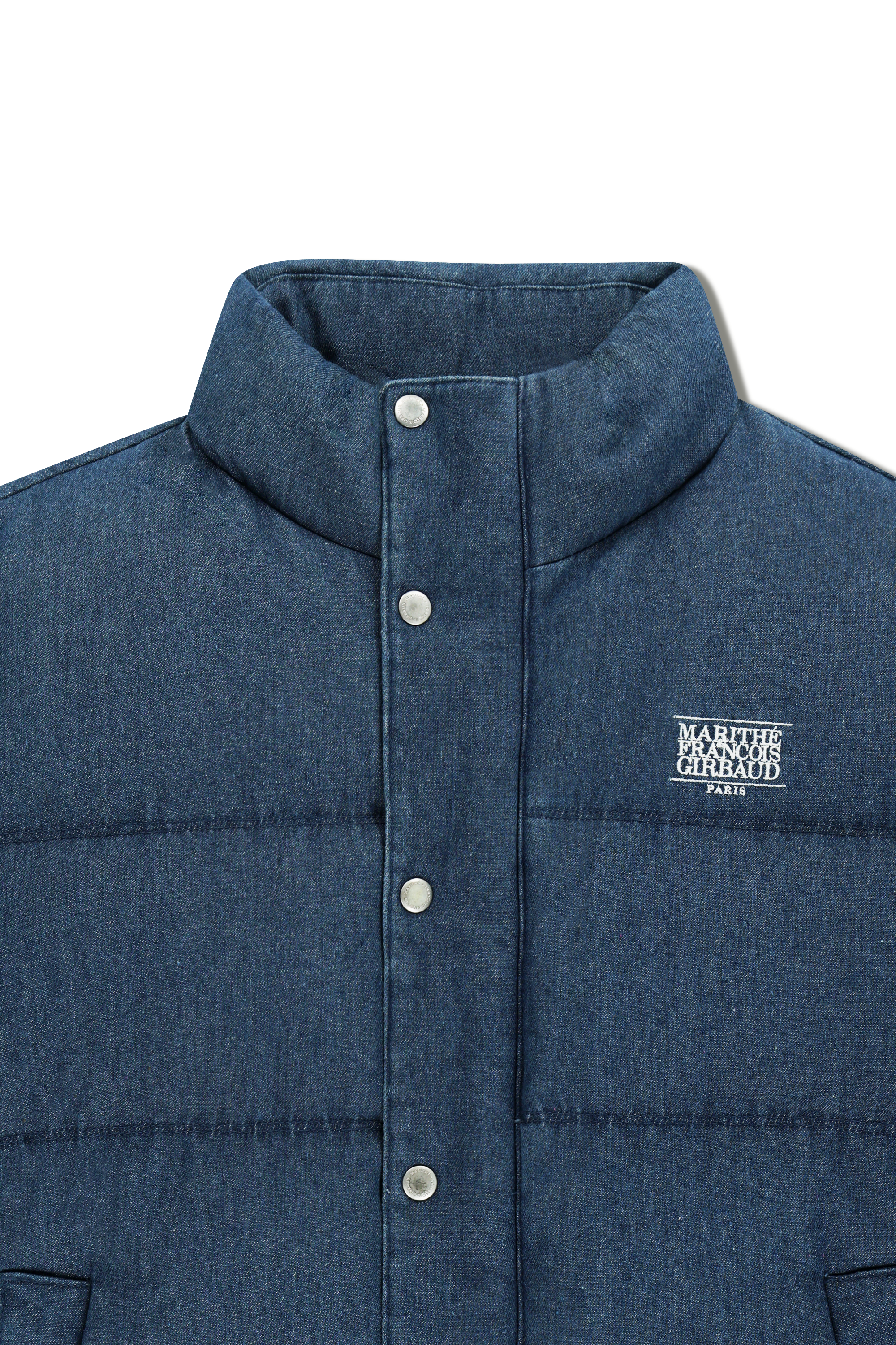 CLASSIC LOGO DENIM DOWN JACKET