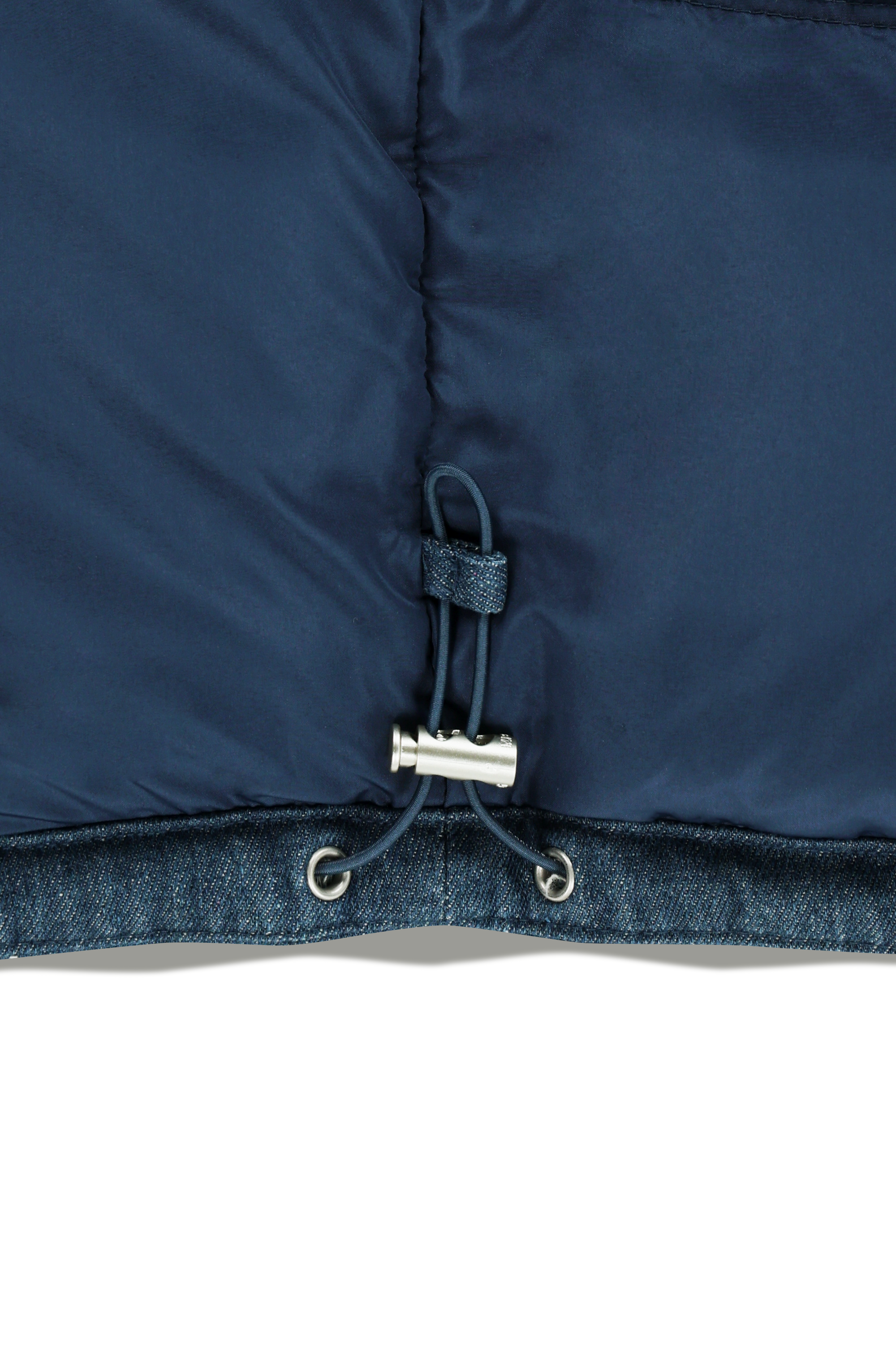 CLASSIC LOGO DENIM DOWN JACKET