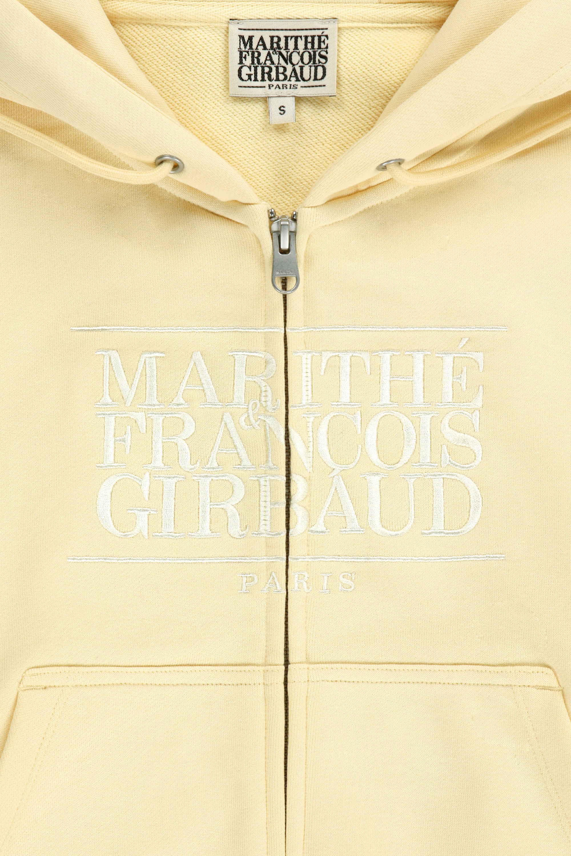 W CLASSIC LOGO CROP HOODIE ZIPUP