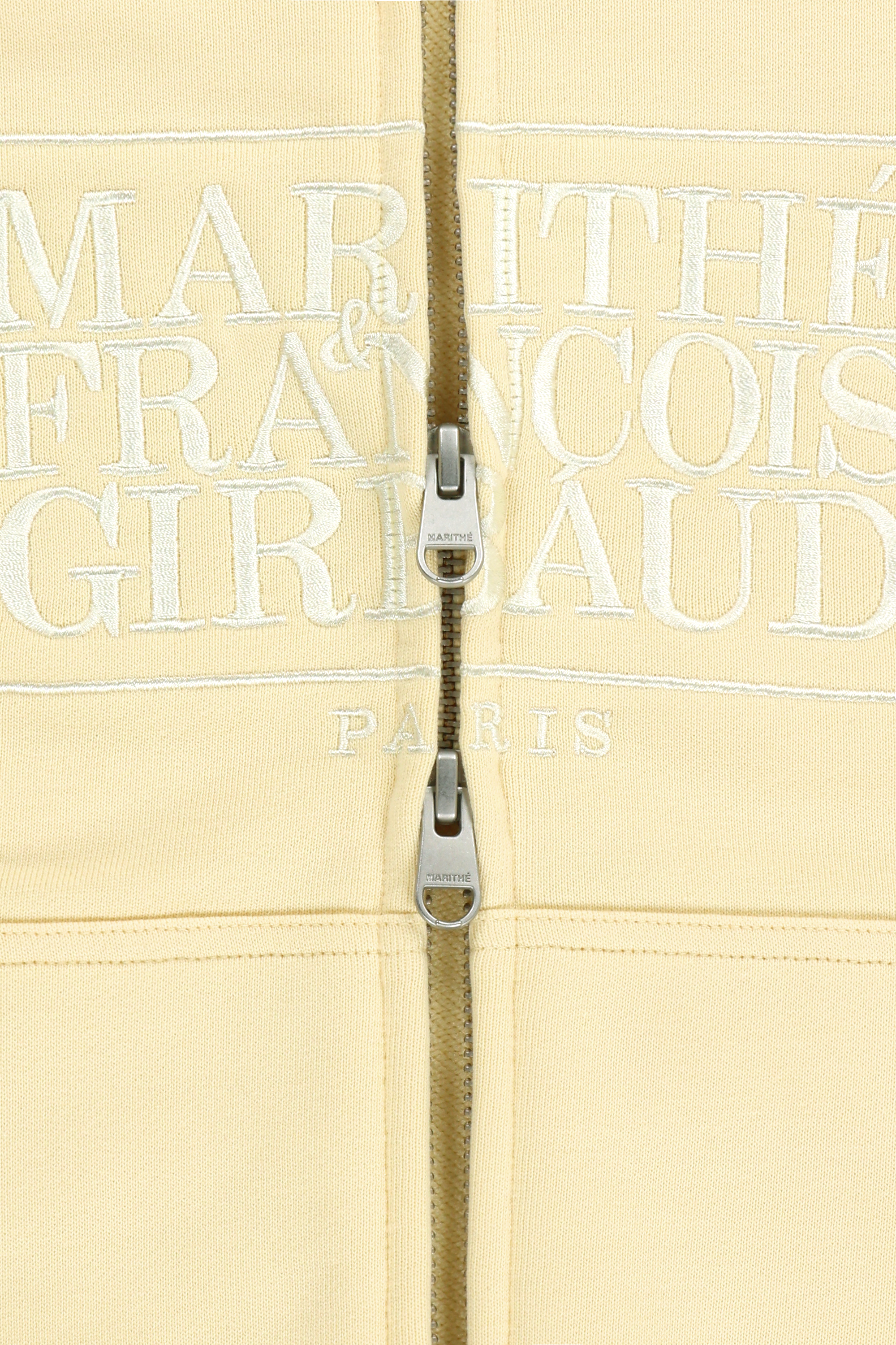 W CLASSIC LOGO CROP HOODIE ZIPUP