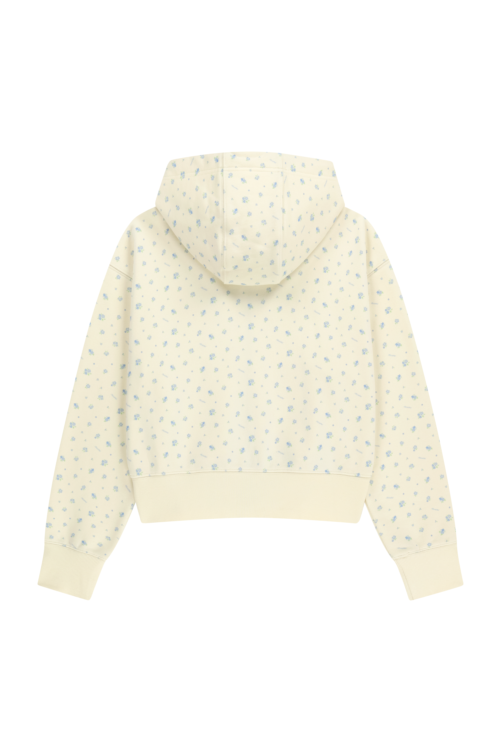 W CLASSIC LOGO CROP HOODIE ZIPUP