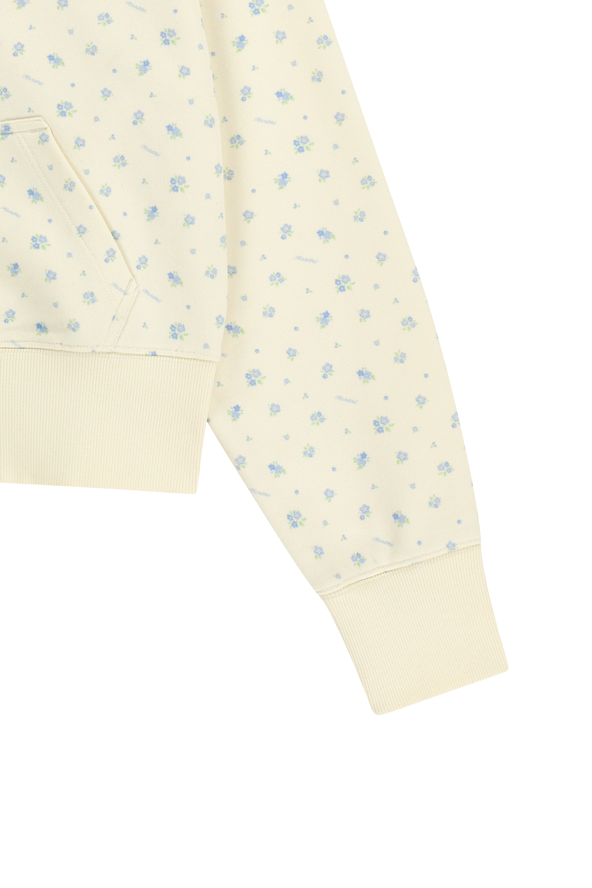 W CLASSIC LOGO CROP HOODIE ZIPUP